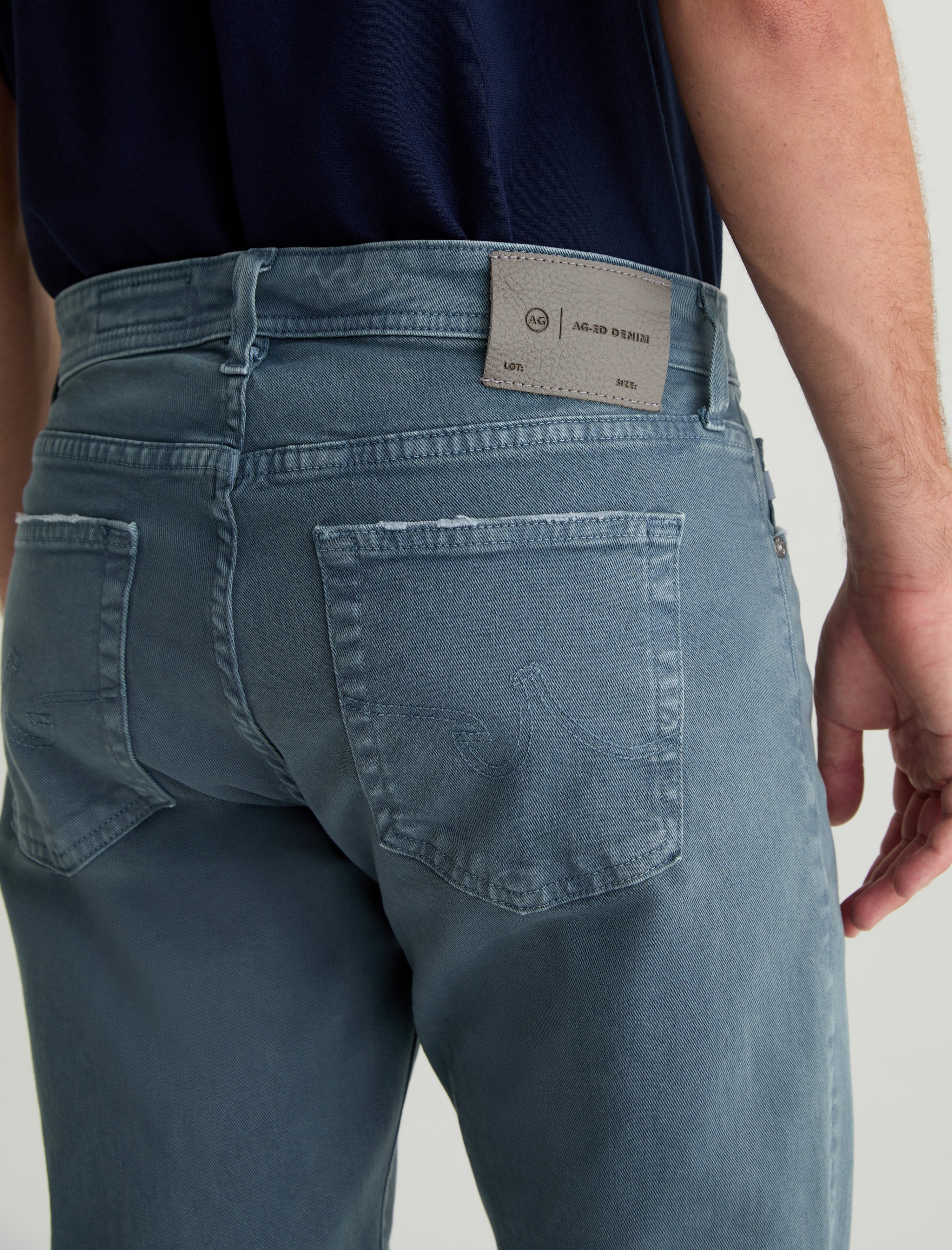 Tellis 7 Years Sulfur Hazy Lake AG-ed™ Modern Slim AG Cloud Soft Denim™ Men Bottom Photo 6