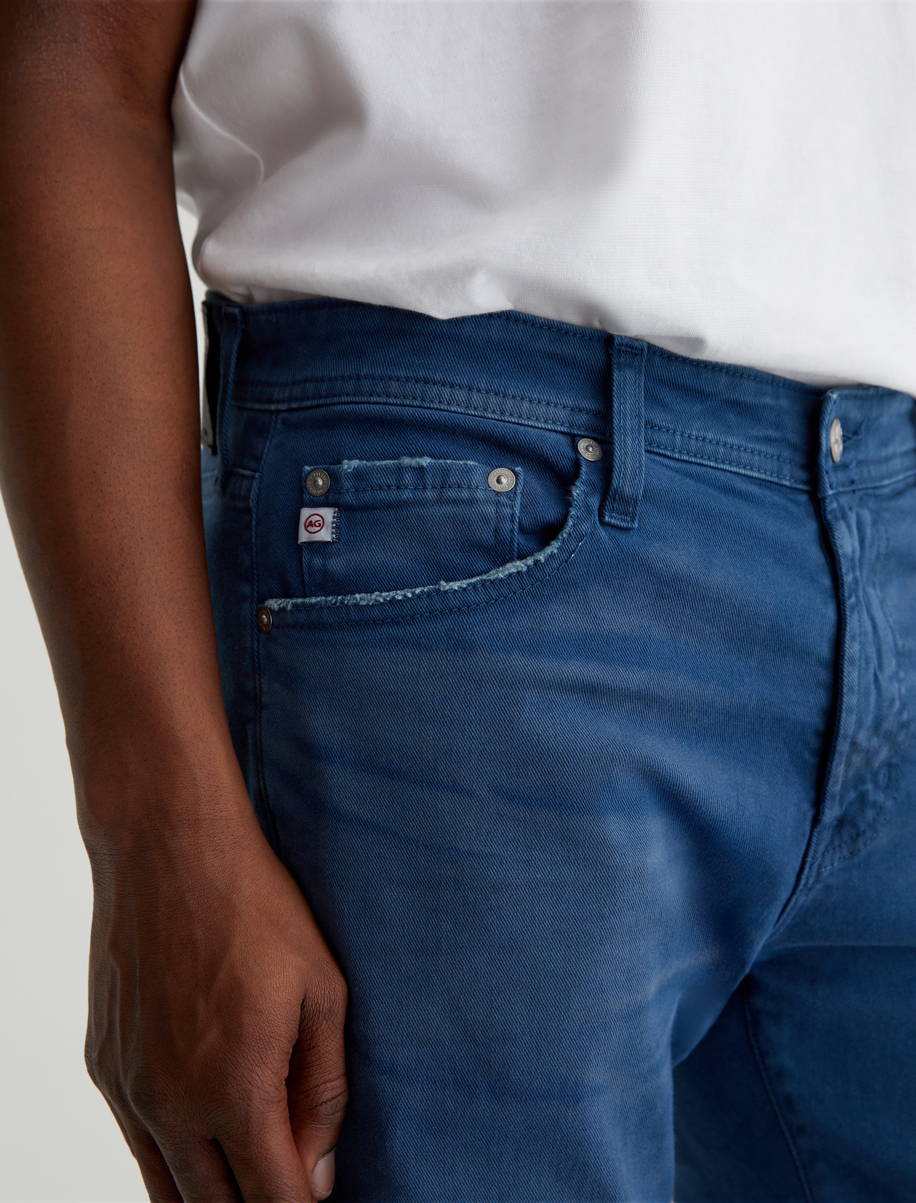 Tellis 7 Years Sulfur Pier Blue AG-ed ™ Modern Slim Denim Men Bottom Photo 3