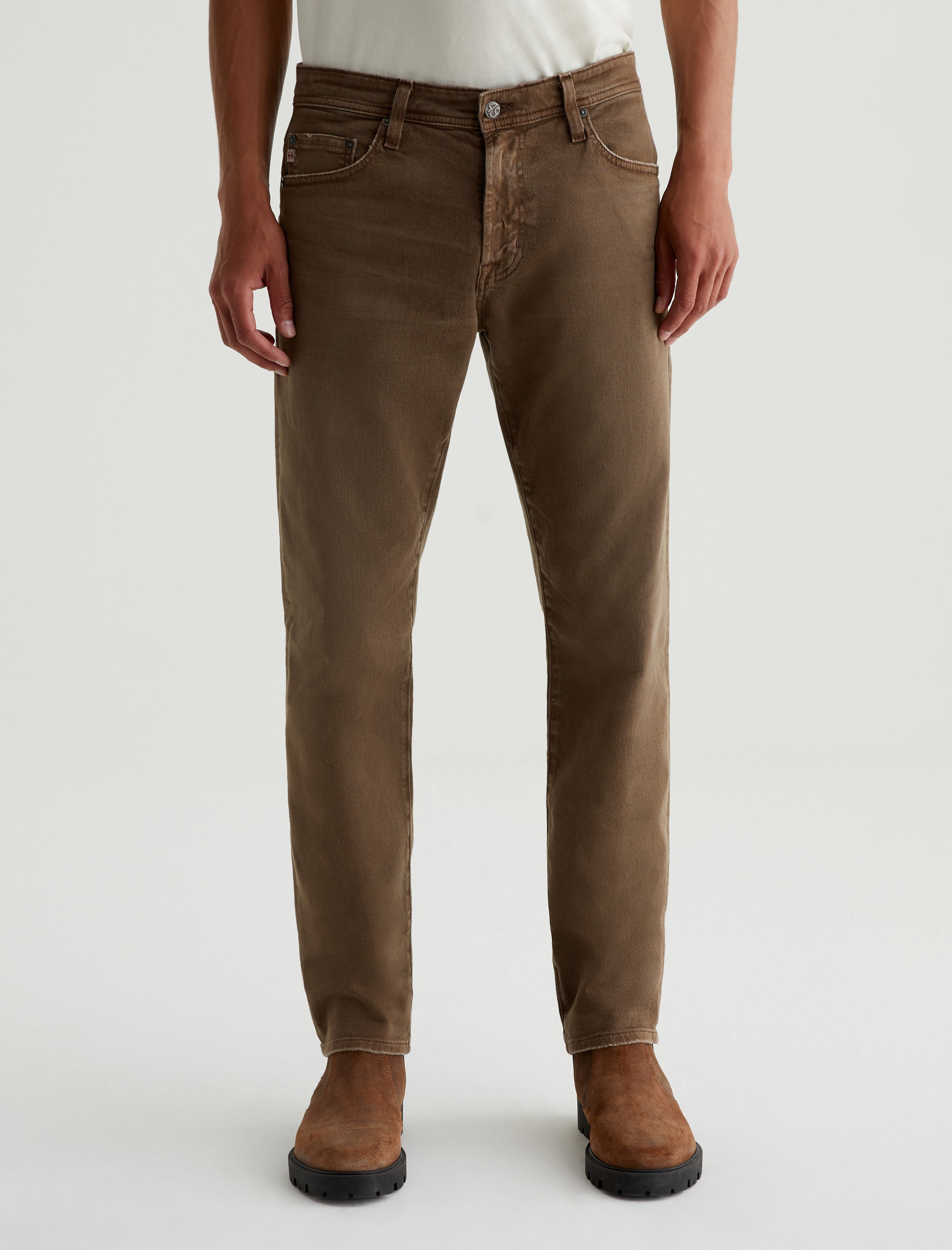 Tellis 7 Years Sulfur Wild Mushroom Modern Slim AG Cloud Soft Denim™ Men Bottom Photo 2