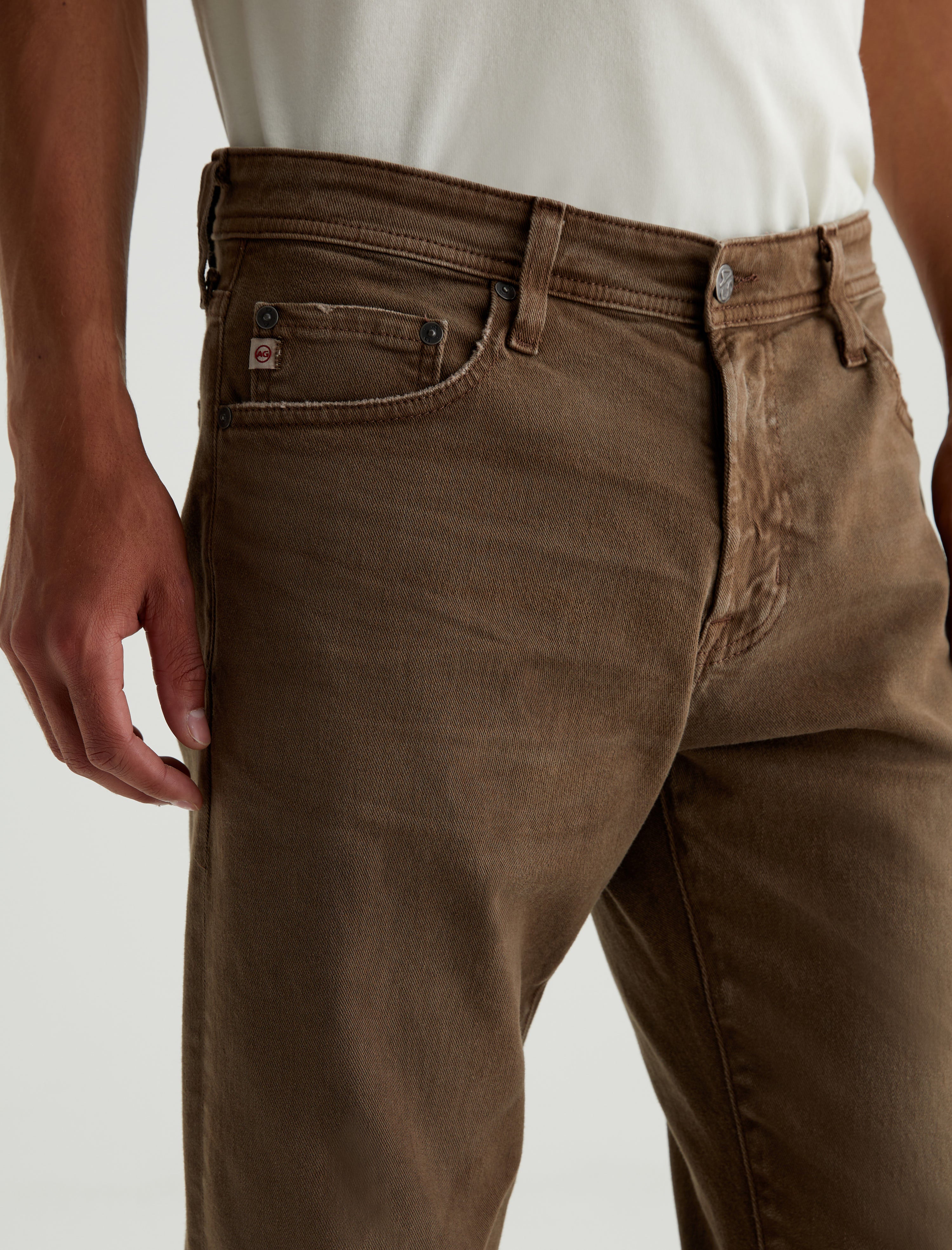 Tellis 7 Years Sulfur Wild Mushroom Modern Slim AG Cloud Soft Denim™ Men Bottom Photo 3