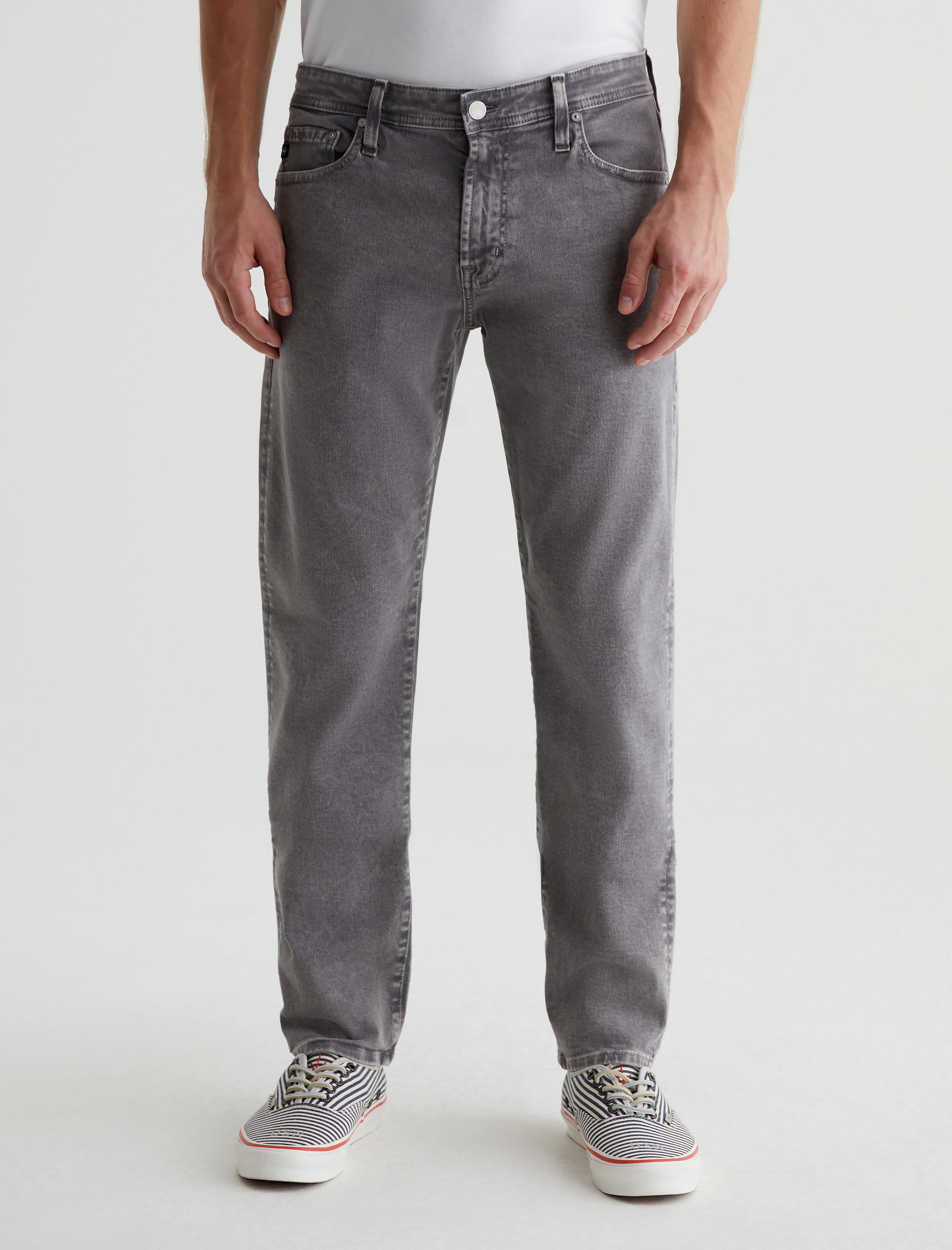 Tellis Moon Wash Mosaic Grey Modern Slim AG Cloud Soft Denim™ Men Bottom Photo 2