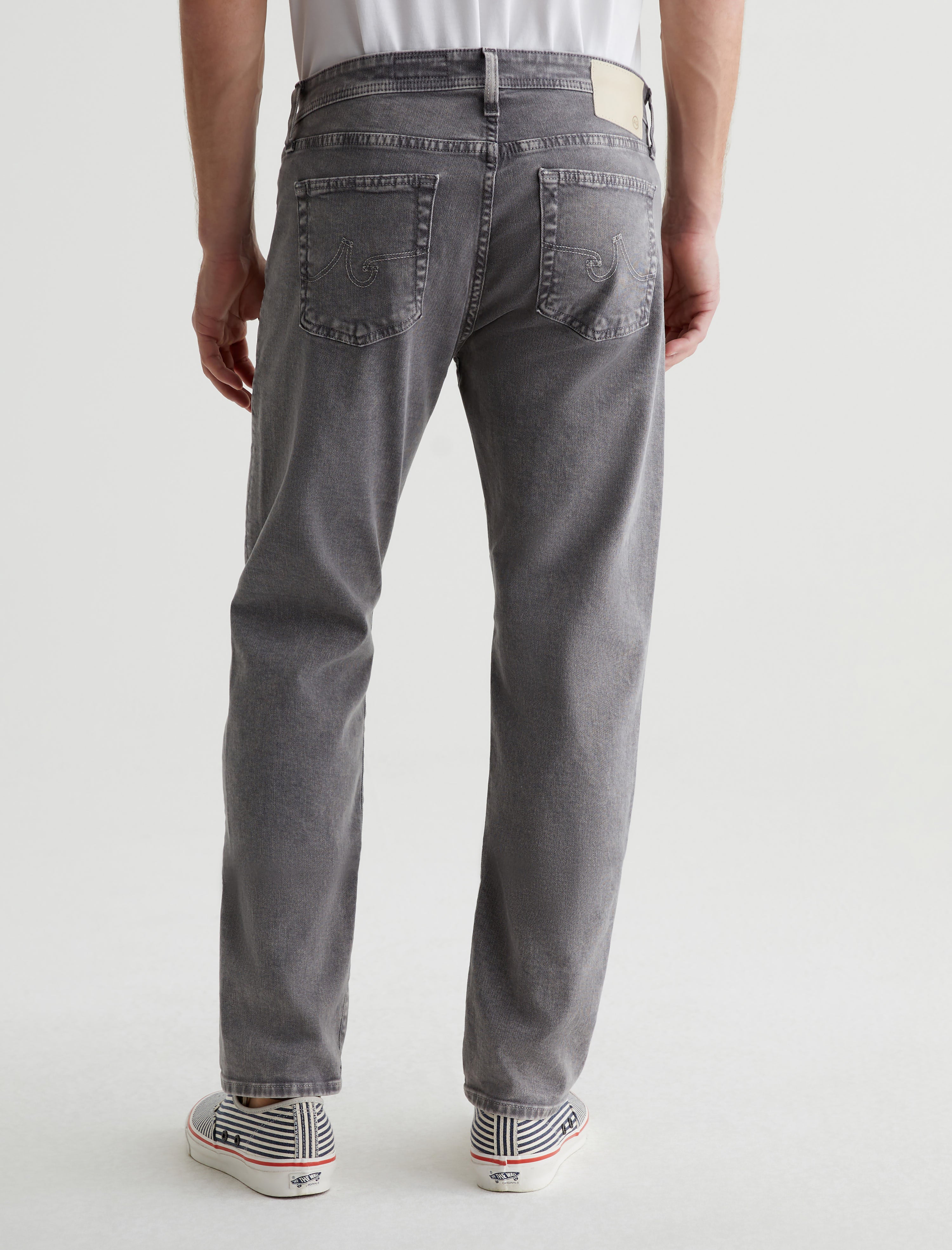 Tellis Moon Wash Mosaic Grey Modern Slim AG Cloud Soft Denim™ Men Bottom Photo 7
