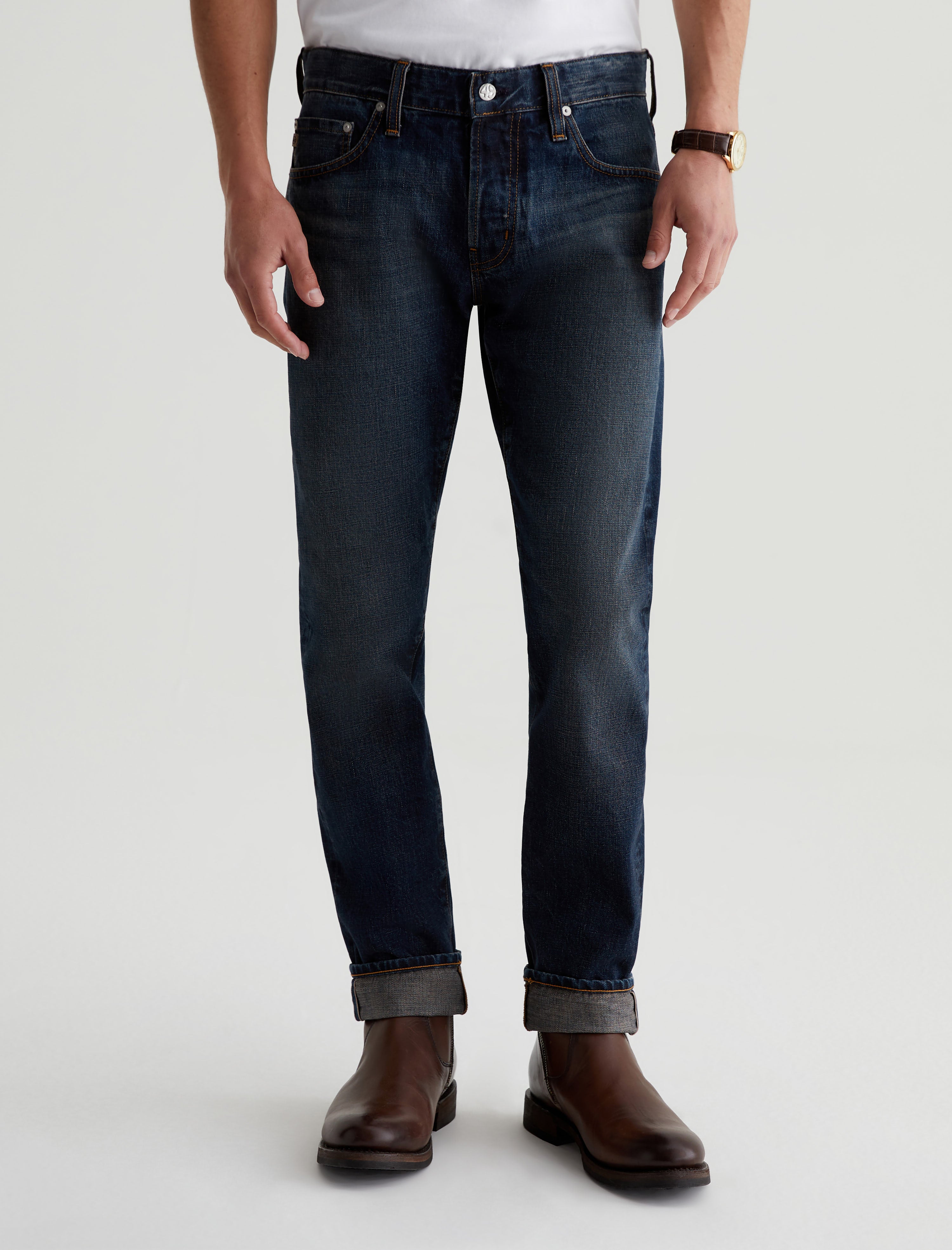 Tellis Selvege 15 Years Dome AG-ed™ Modern Slim Denim Men Bottom Photo 2