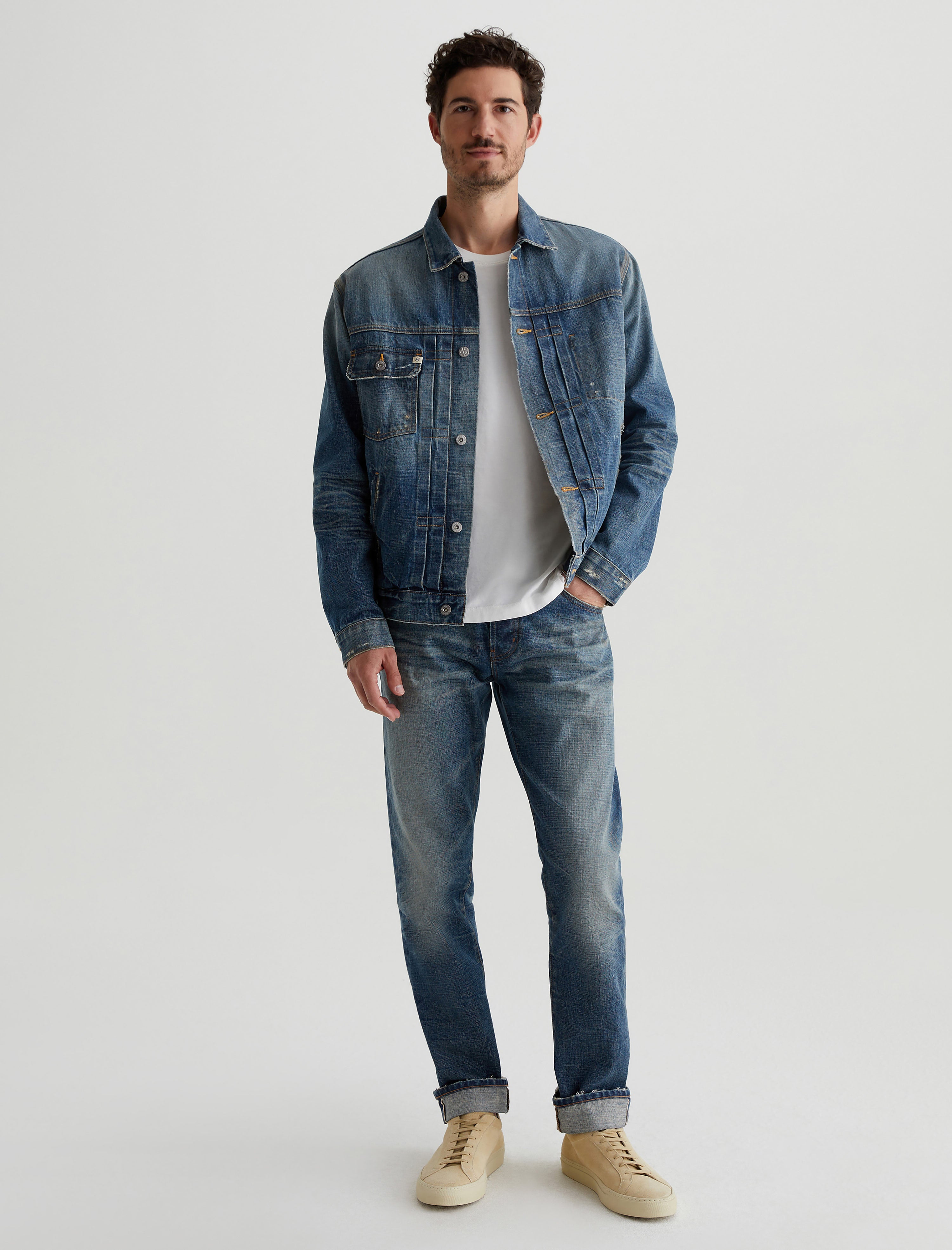 Tellis Selvage 19 Years Garden Grove AG-ed ™ Modern Slim Denim Men Bottom Photo 1