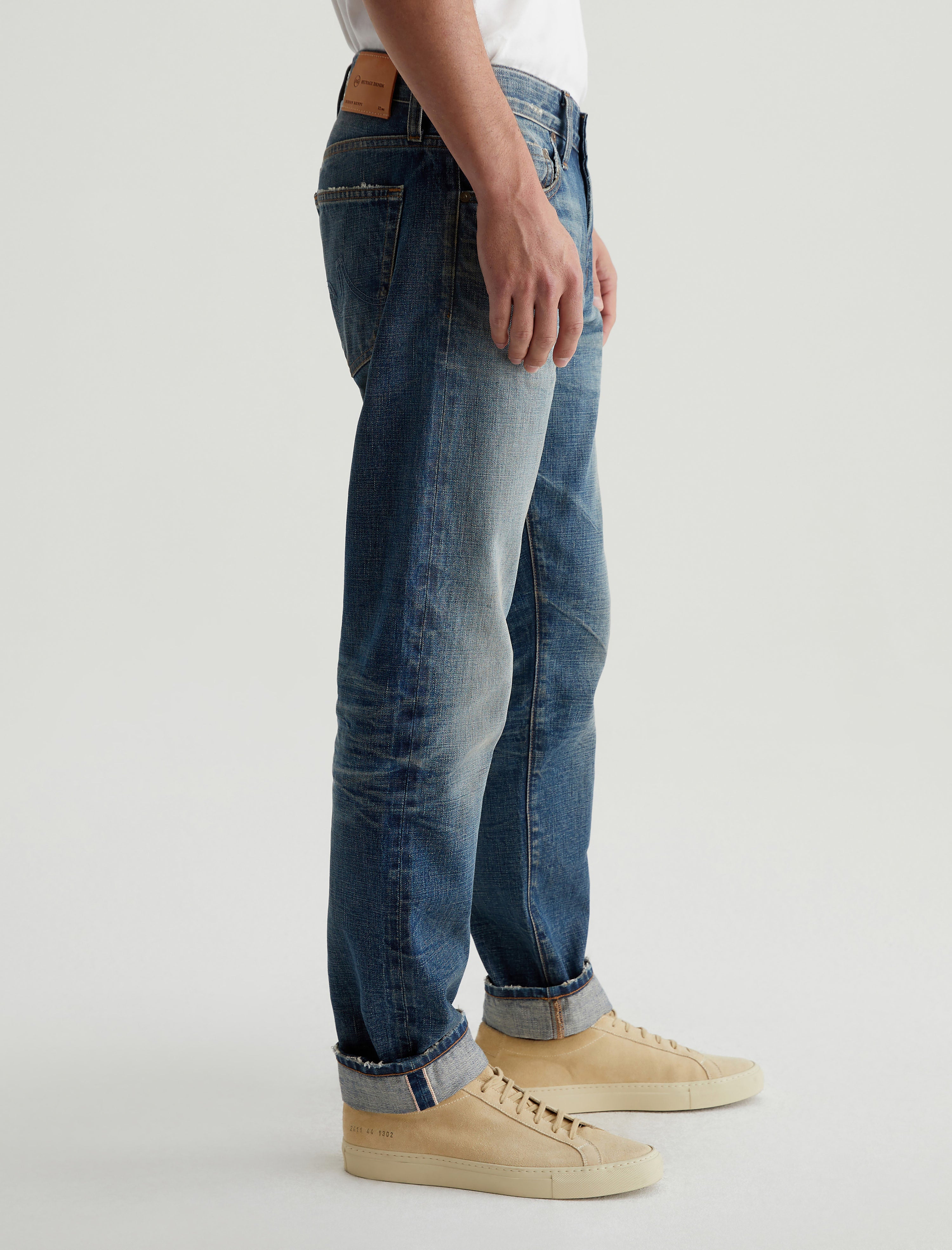 Tellis Selvage 19 Years Garden Grove AG-ed ™ Modern Slim Denim Men Bottom Photo 4
