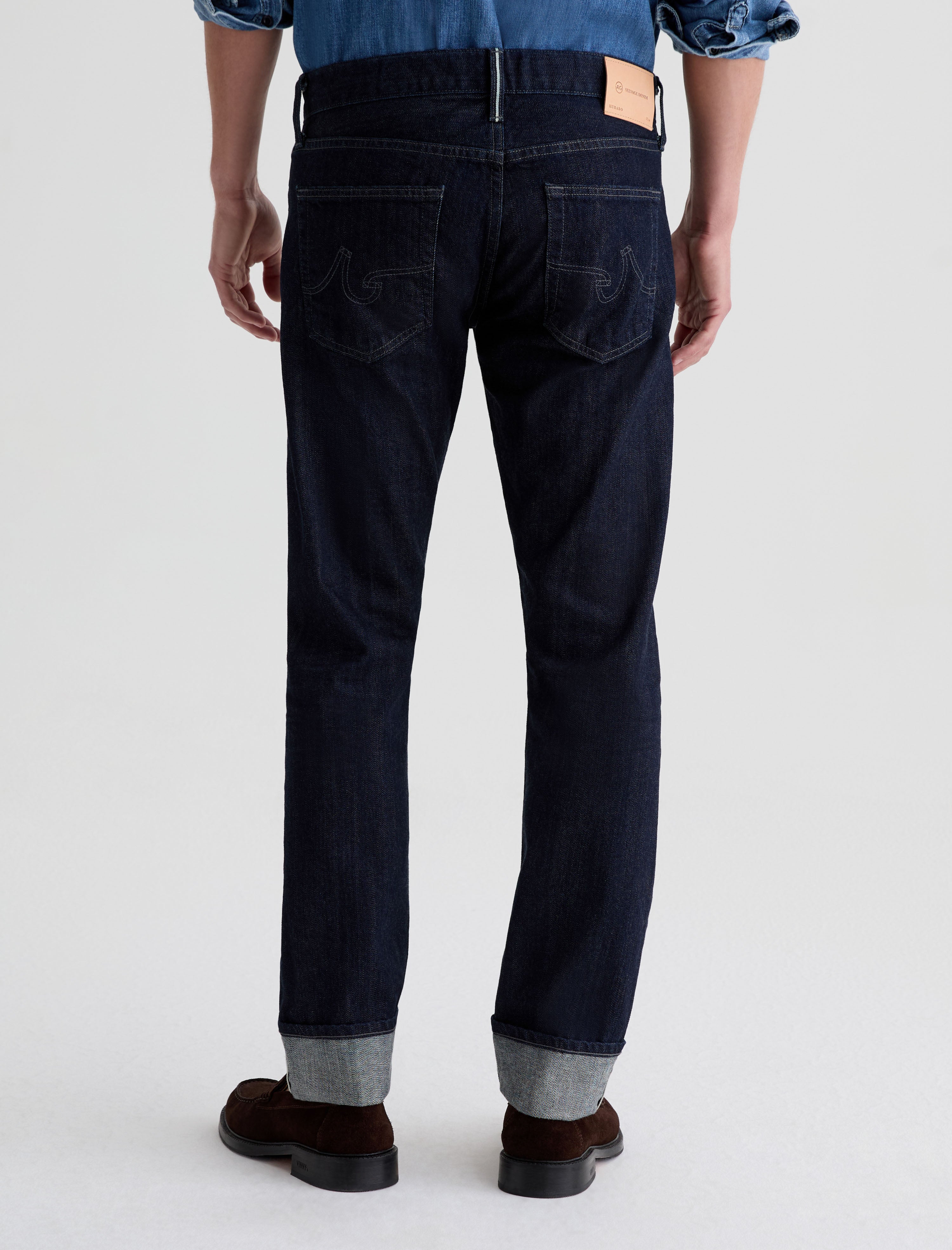 Tellis Selvage Cuffed 1 Year Post Modern Slim Men Bottom Photo 7