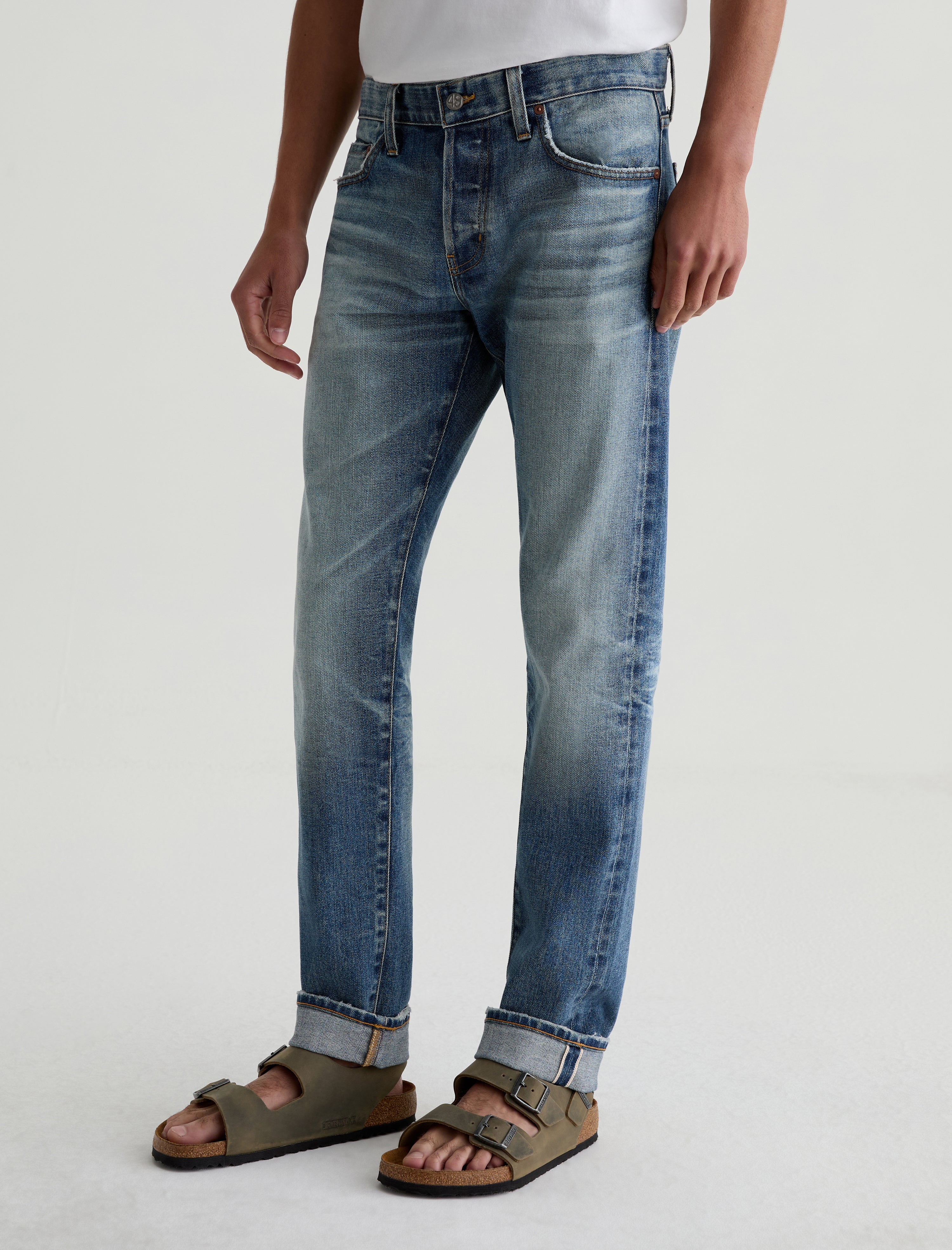 Tellis Selvage 14 Years Bloomington AG-ed ™ Modern Slim Denim Men Bottom Photo 4