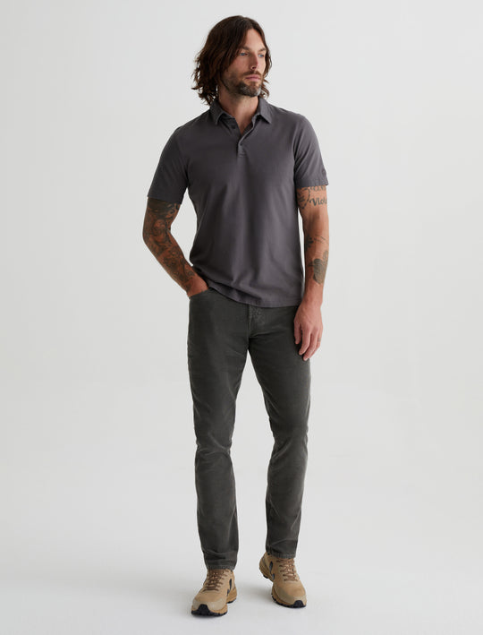 Tellis Sulfur Anthracite Modern Slim Mens Bottom Photo 1