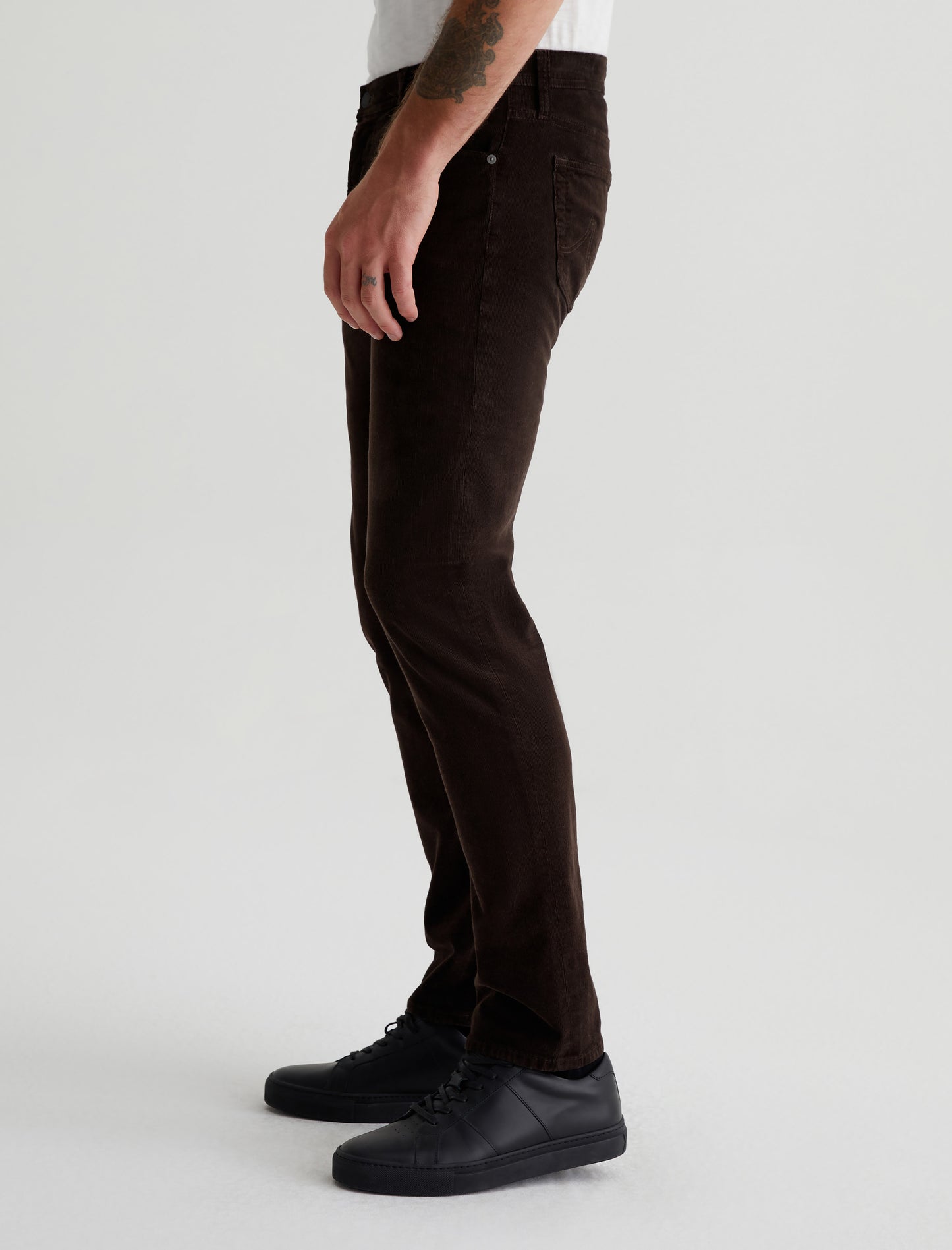 Tellis Sulfur Bitter Chocolate Modern Slim Mens Bottom Photo 4