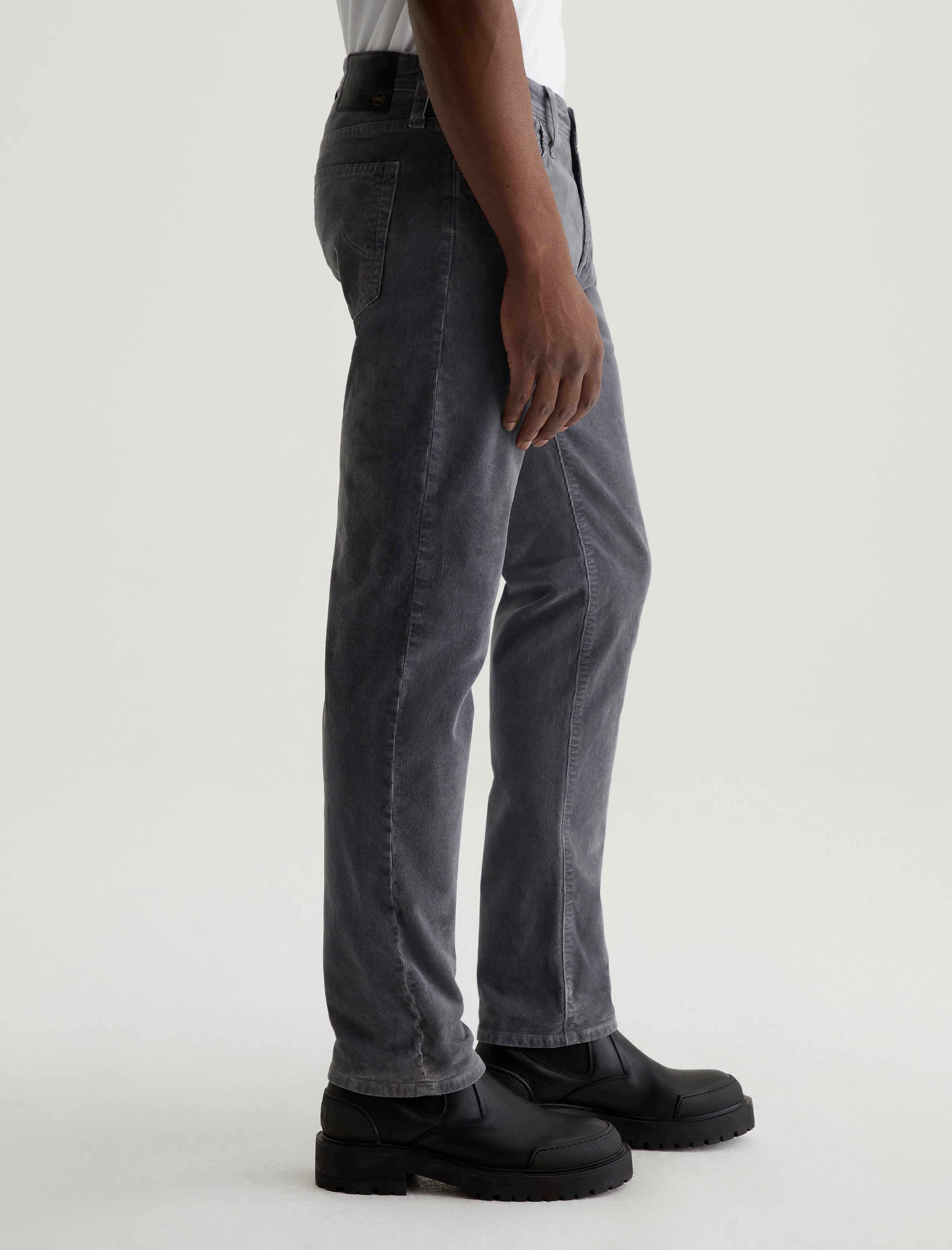 Tellis Corduroy Sulfur Berlin Steel Corduroy Modern Slim Men Bottom Photo 4