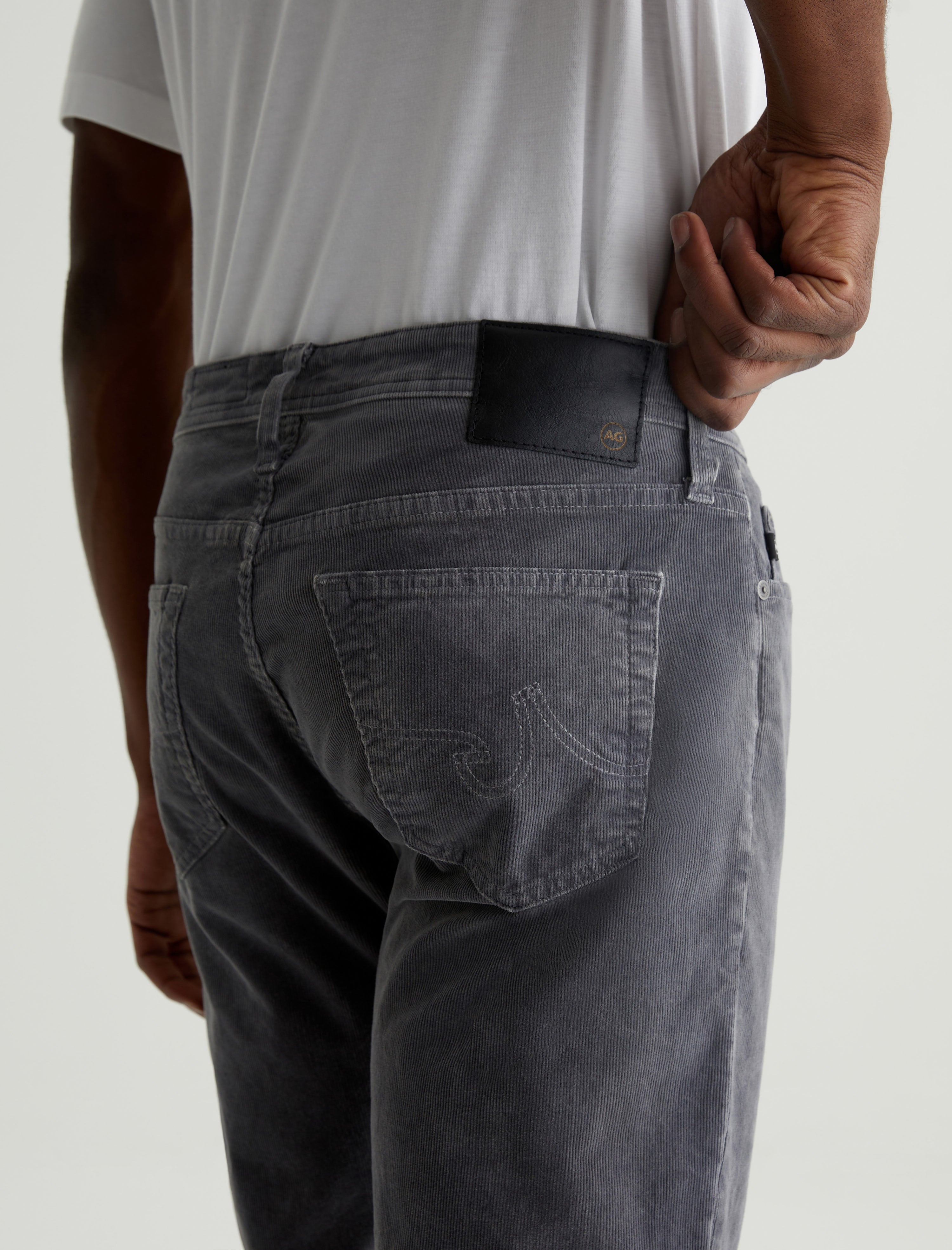 Tellis Corduroy Sulfur Berlin Steel Corduroy Modern Slim Men Bottom Photo 6