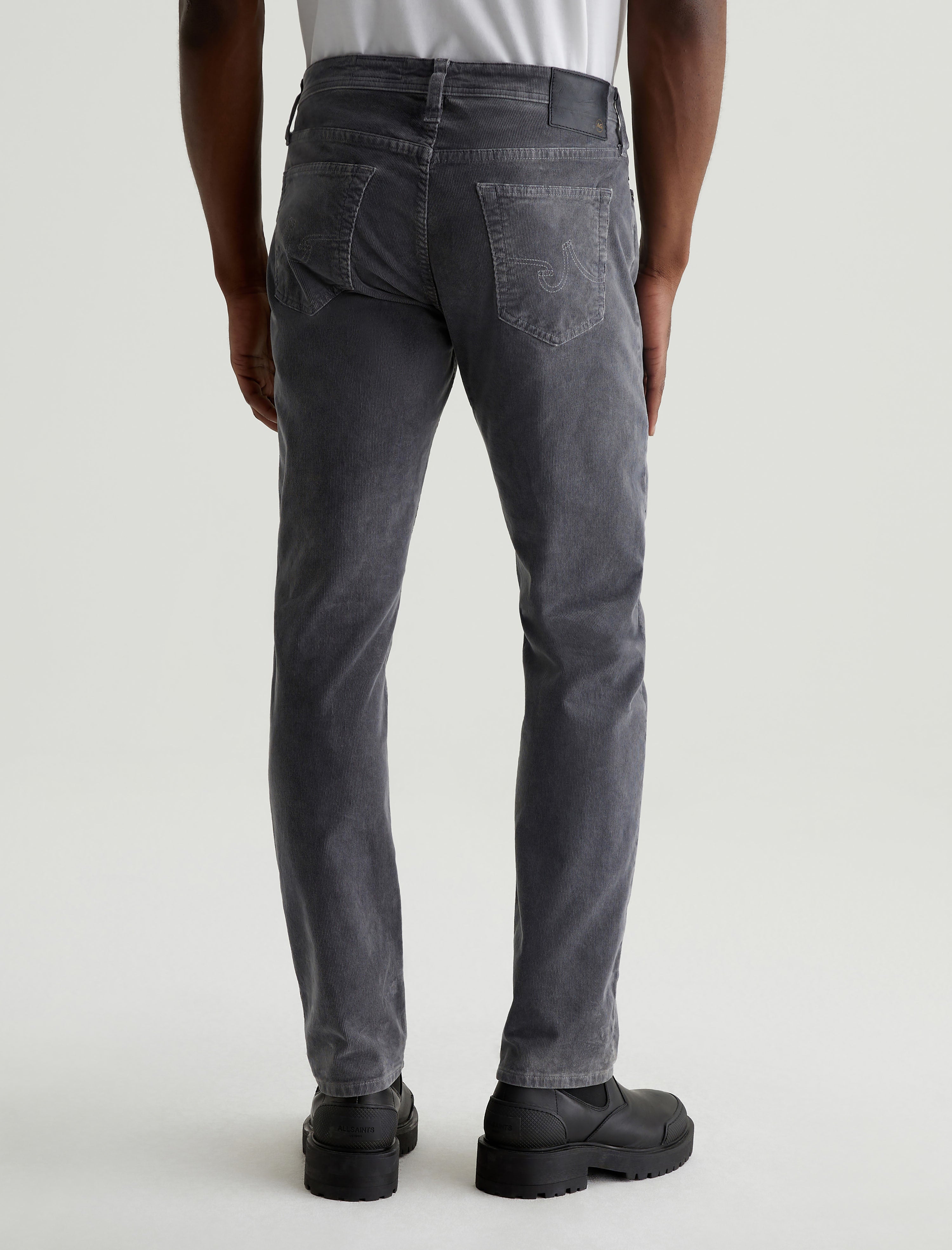 Tellis Corduroy Sulfur Berlin Steel Corduroy Modern Slim Men Bottom Photo 7