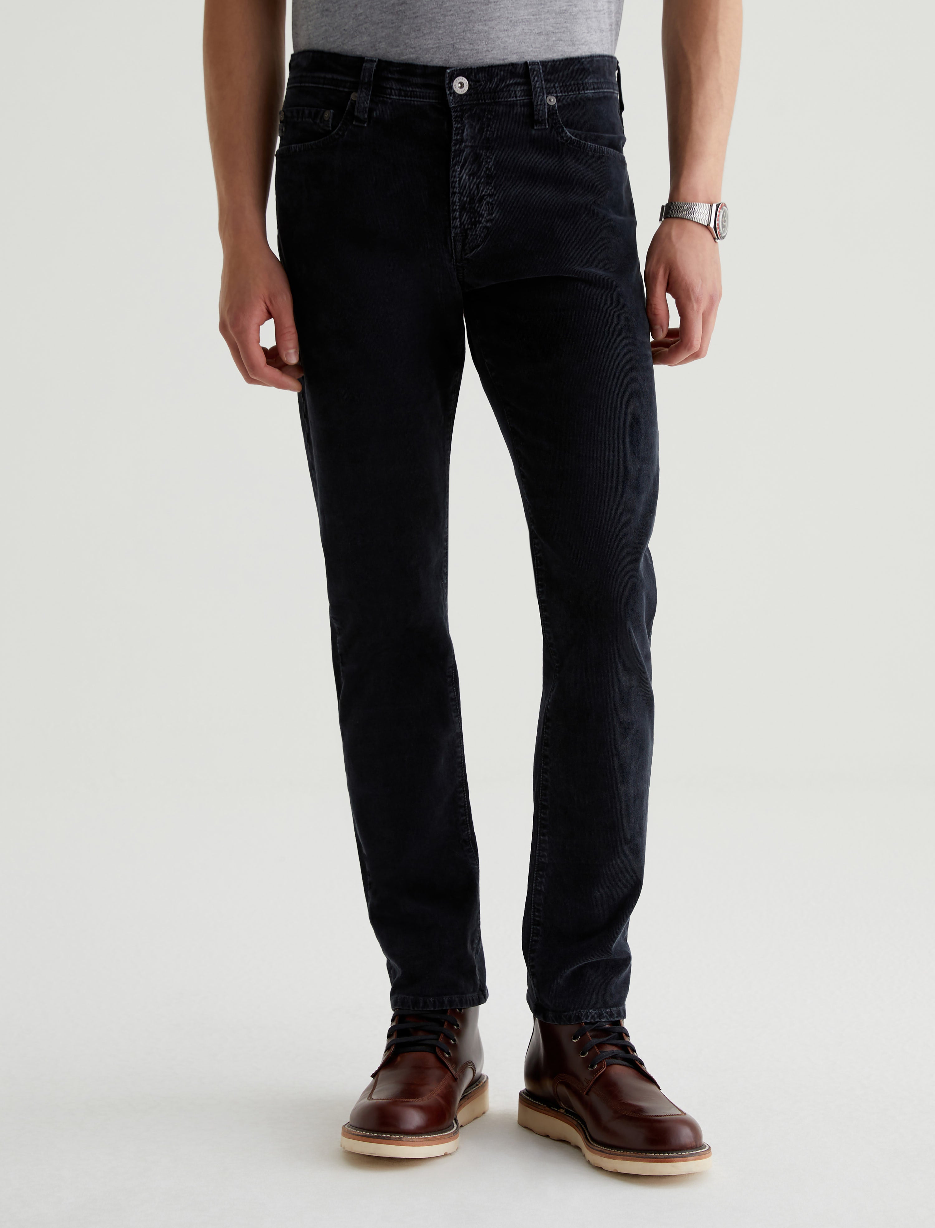 Tellis Corduroy Sulfur Chilly Night Corduroy Modern Slim Men Bottom Photo 2