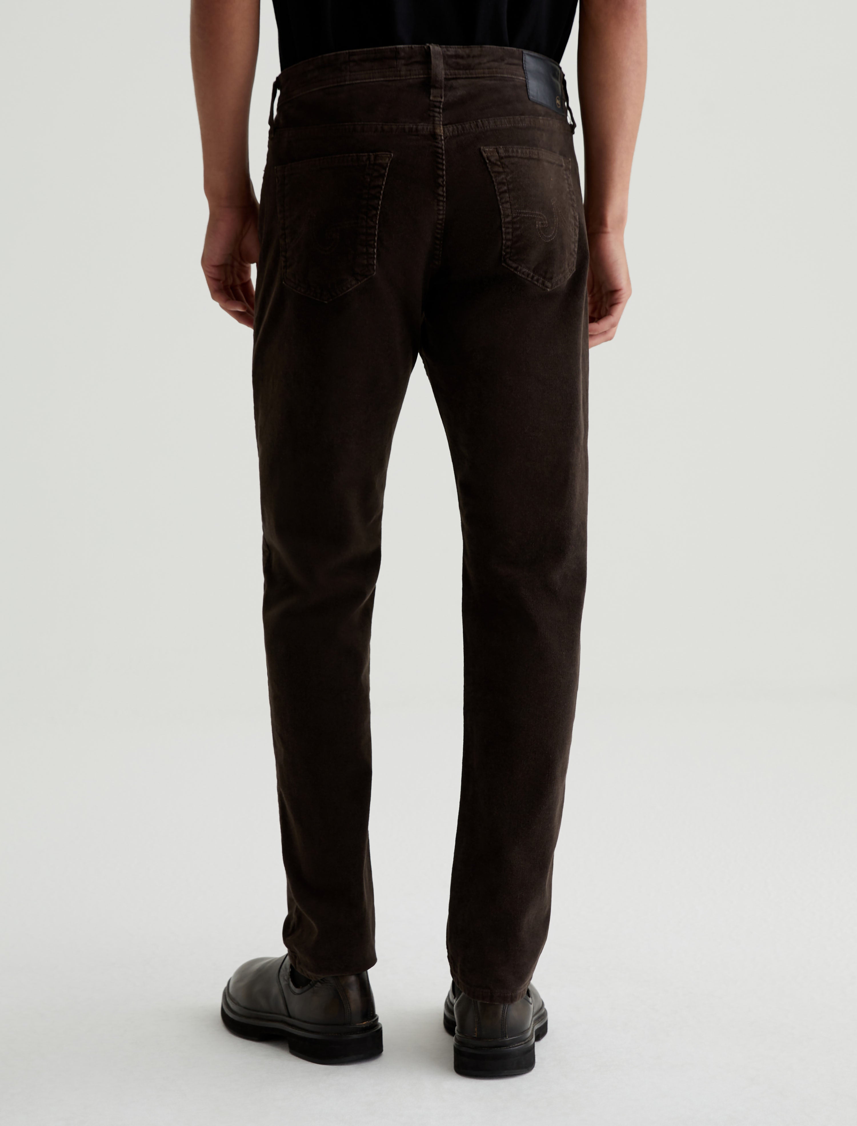 Tellis Corduroy Sulfur Deep Woodland Corduroy Modern Slim Men Bottom Photo 7