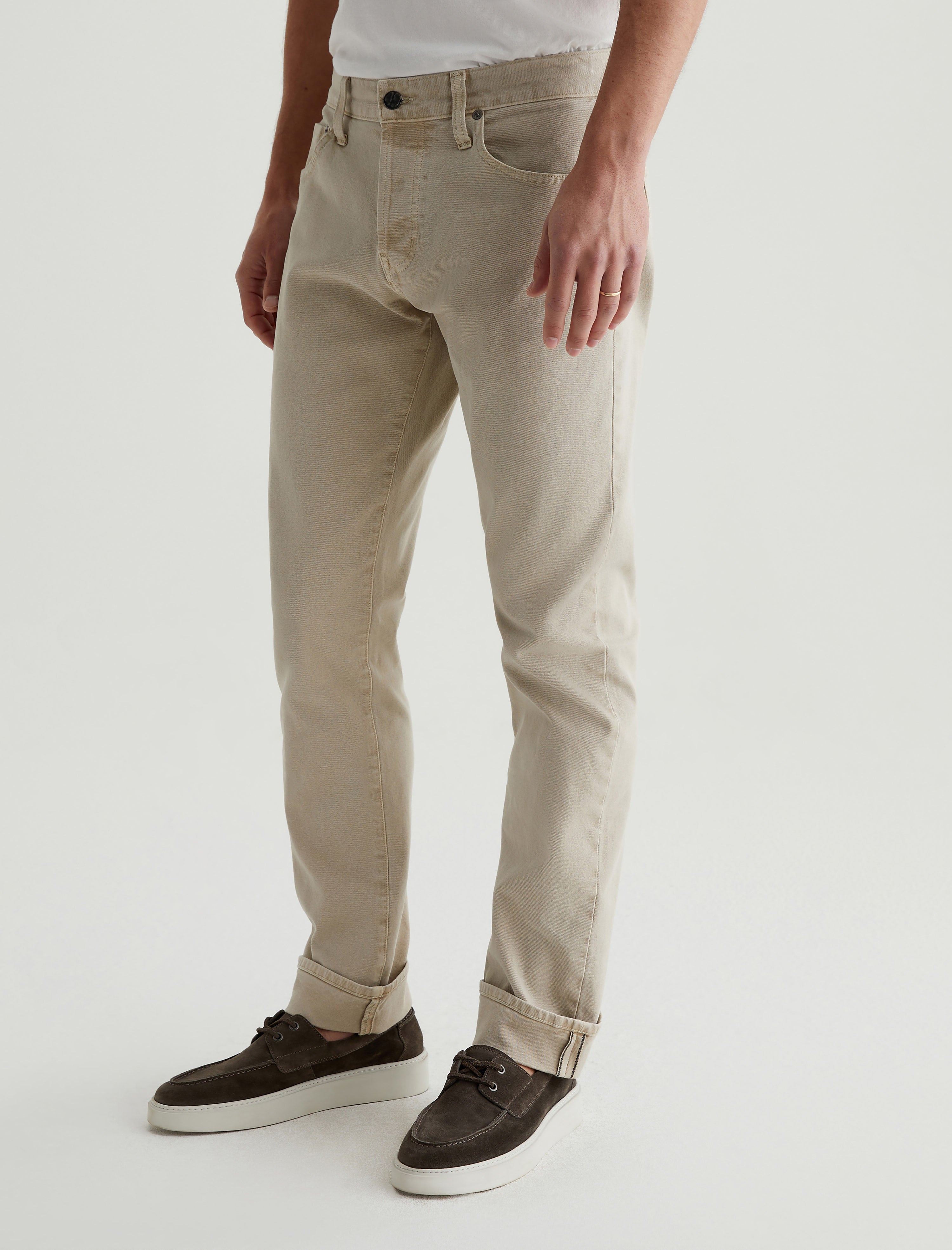 Tellis Selvage Sulfur Coastal Pebble Modern Slim Men Bottom Photo 4