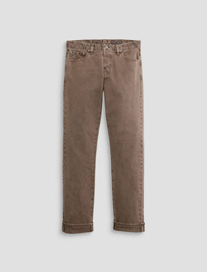 Tellis Sulfur Taupe Grey Modern Slim Men Bottom Photo 9