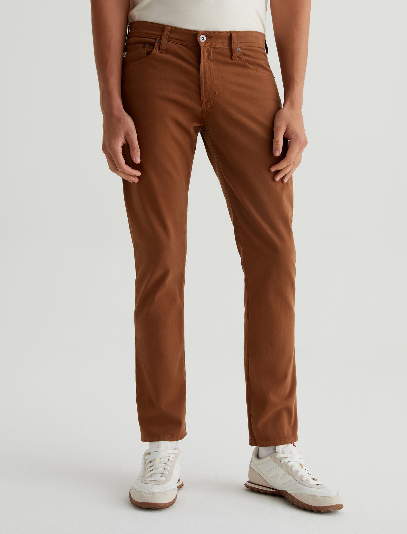 Tellis Caramel Modern Slim Mens Bottom Photo 2