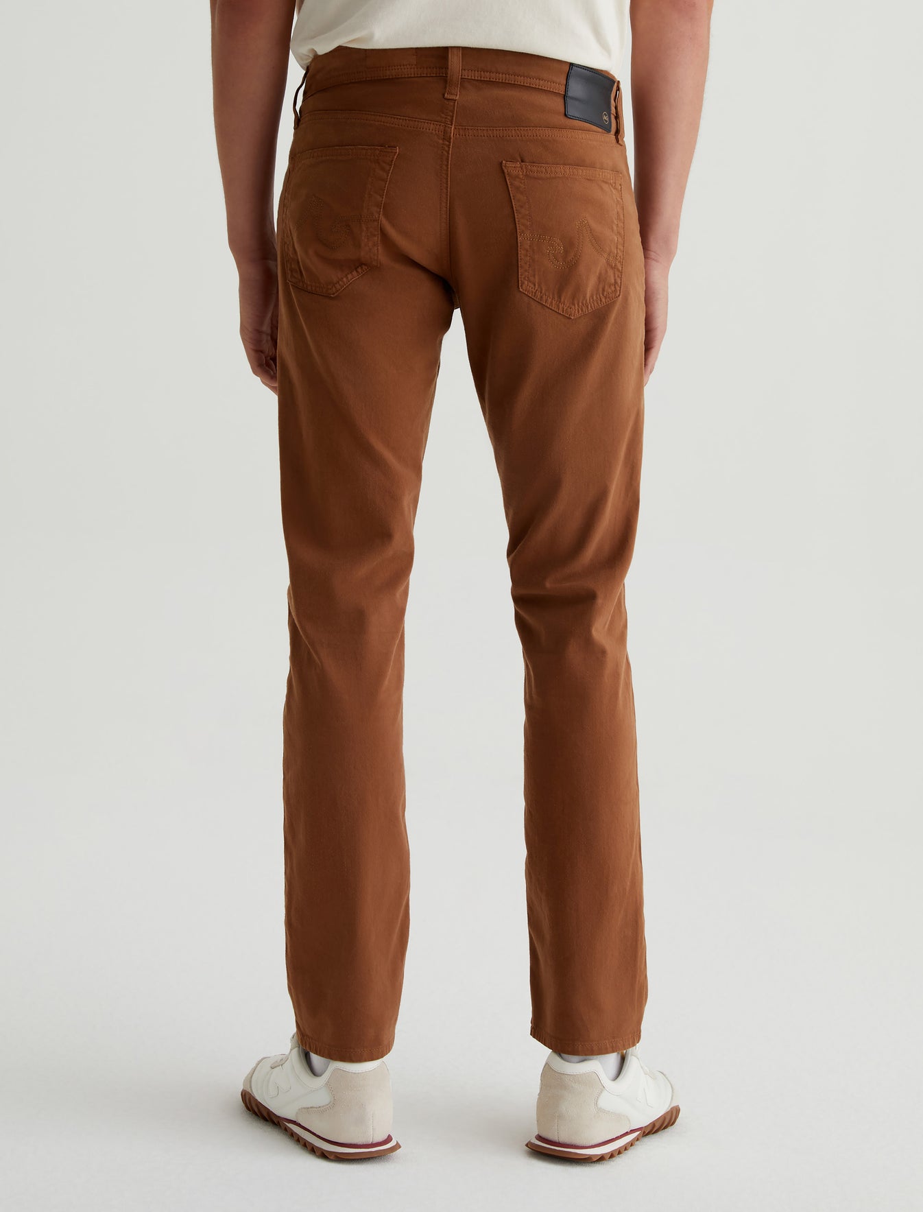 Tellis Caramel Modern Slim Mens Bottom Photo 6