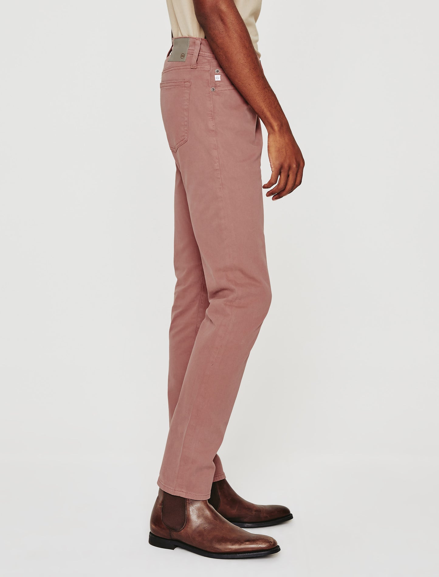 Tellis Dusty Blush Modern Slim Mens bottom Photo 4
