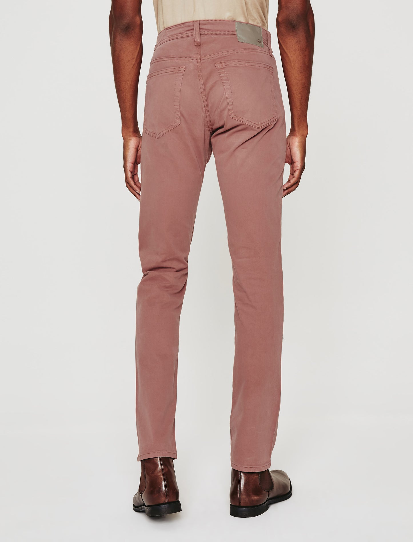 Tellis Dusty Blush Modern Slim Mens bottom Photo 6