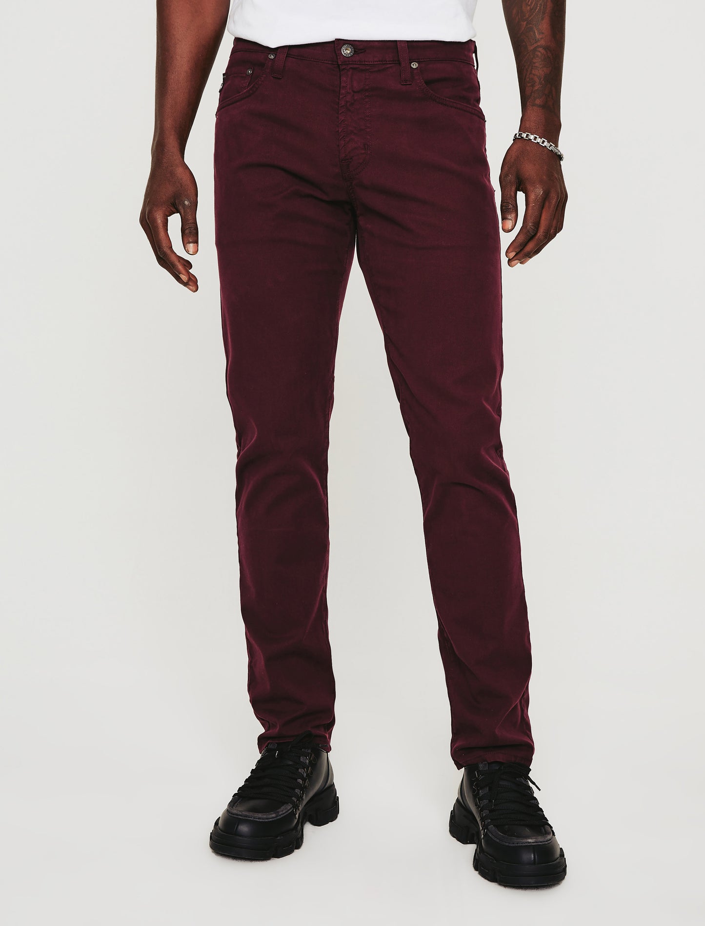 Tellis Maroon Peak Modern Slim Mens bottom Photo 2