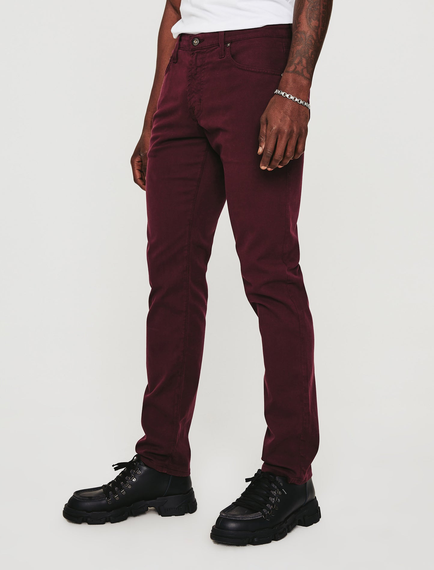 Tellis Maroon Peak Modern Slim Mens bottom Photo 4