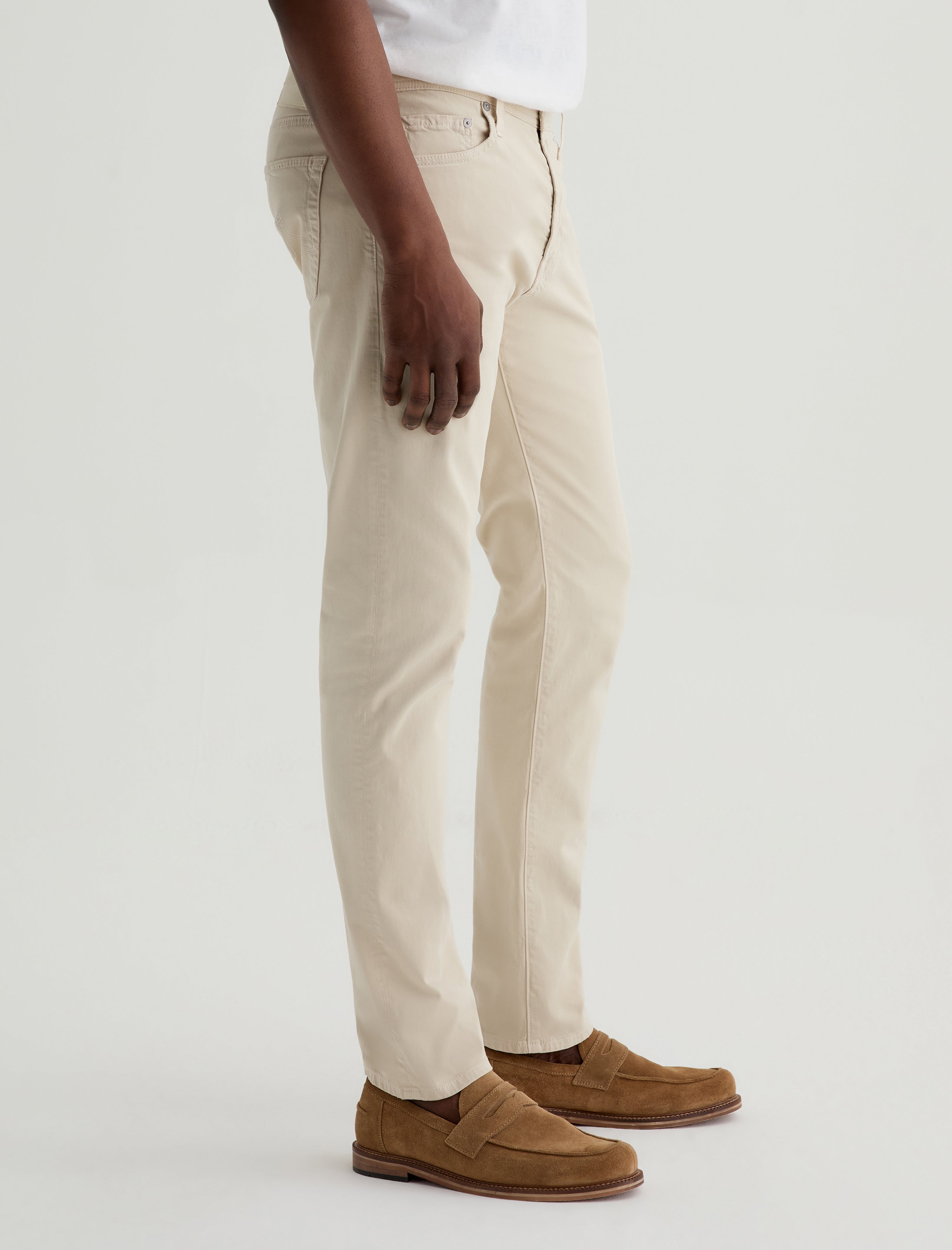 Tellis Natural Ivory Modern Slim Men Bottom Photo 5