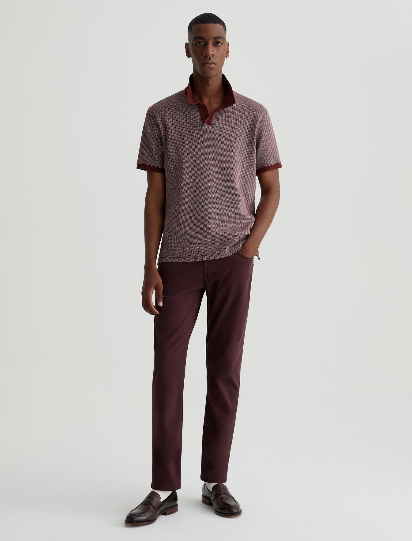 Tellis Sud Pinot Noir Modern Slim Men Bottom Photo 1