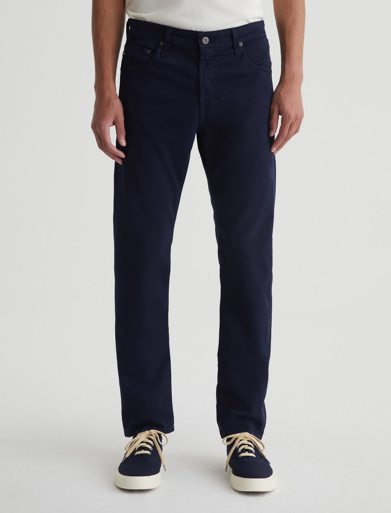 Tellis Rich Navy Modern Slim Mens bottom  Photo 2