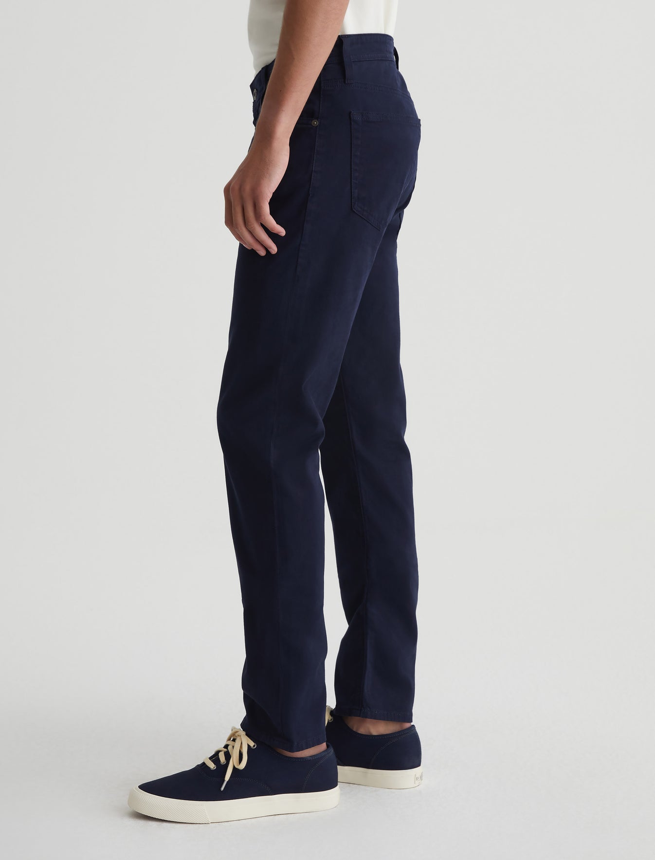 Tellis Rich Navy Modern Slim Mens bottom  Photo 4