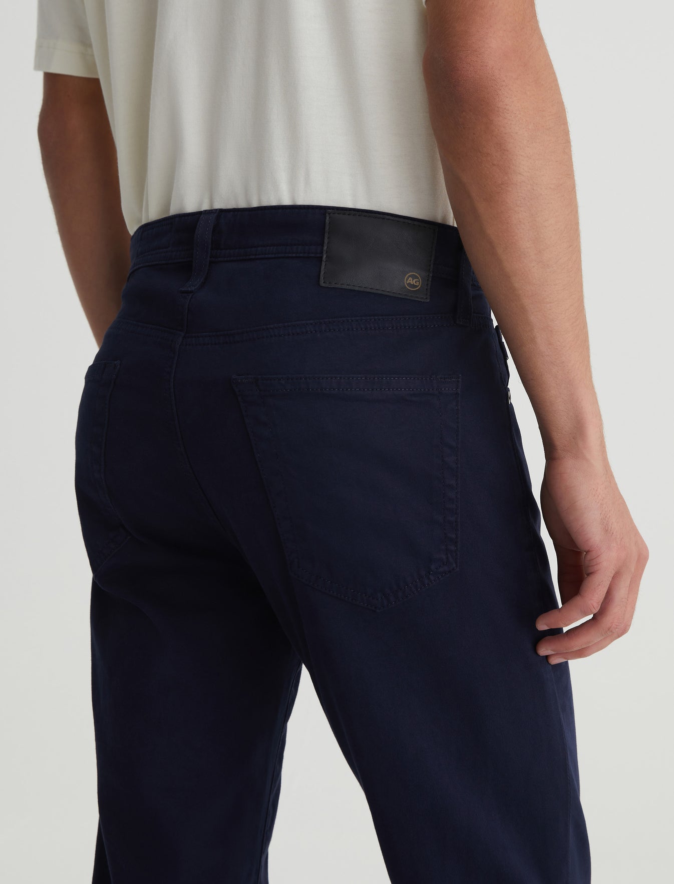 Tellis Rich Navy Modern Slim Mens bottom  Photo 5