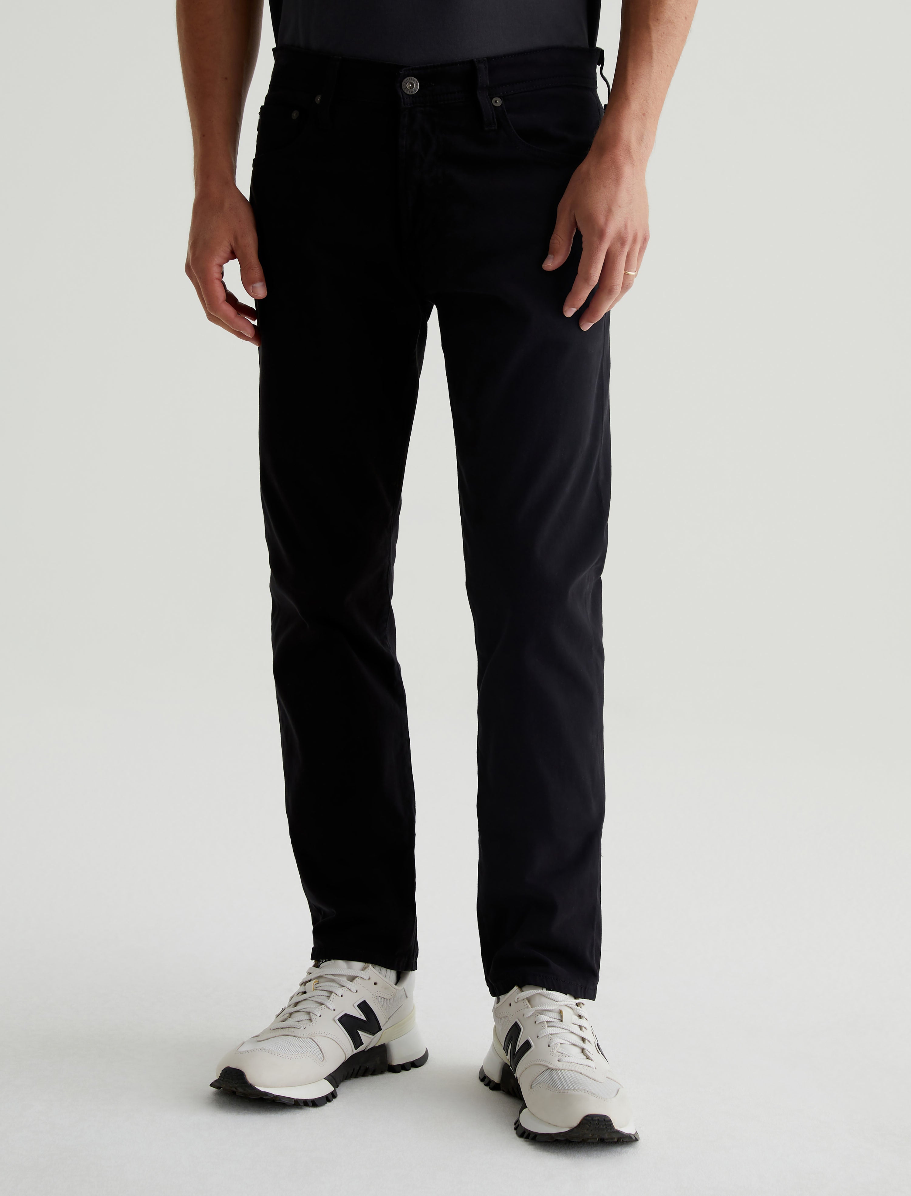 Tellis SUD Super Black Sueded Modern Slim Men Bottom Photo 2