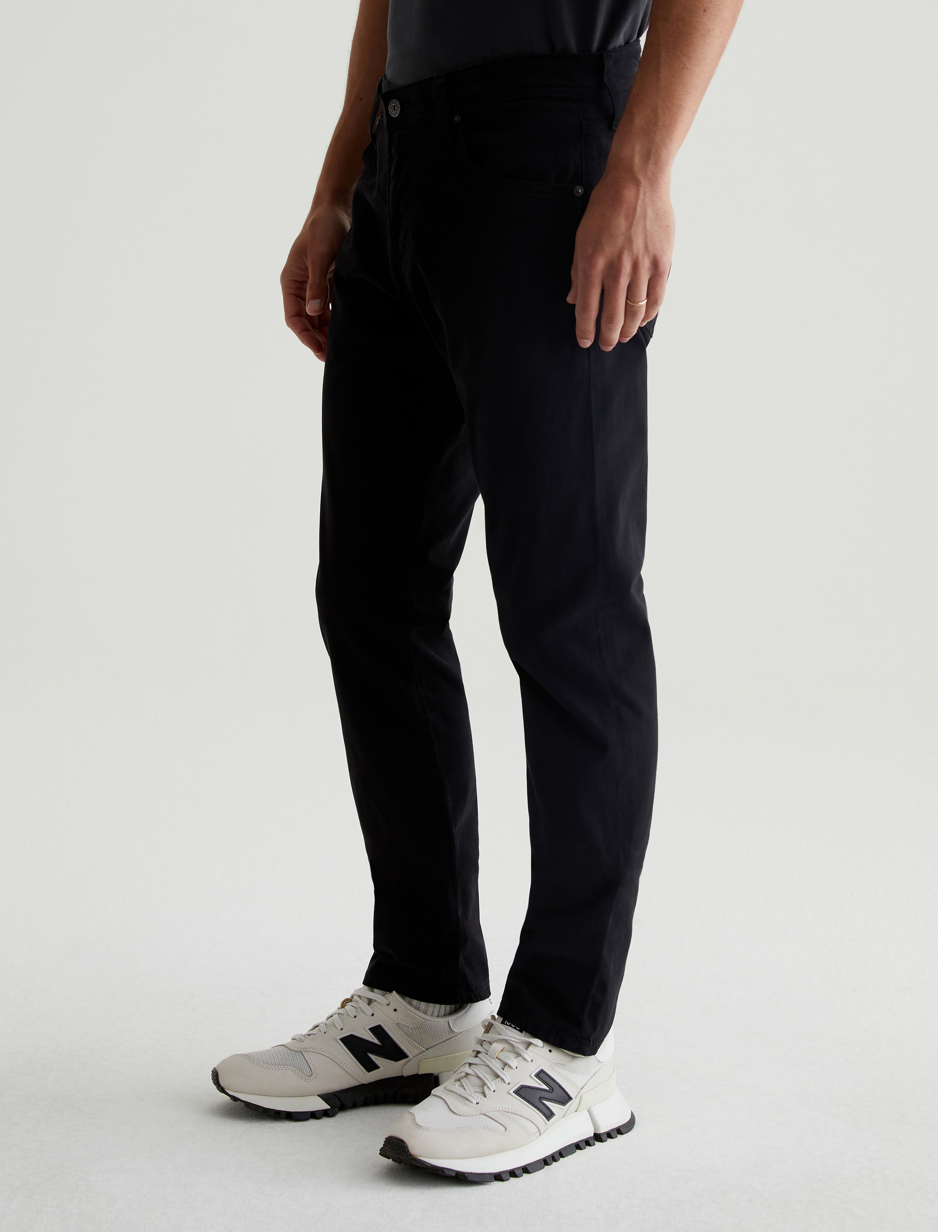 Tellis SUD Super Black Sueded Modern Slim Men Bottom Photo 5