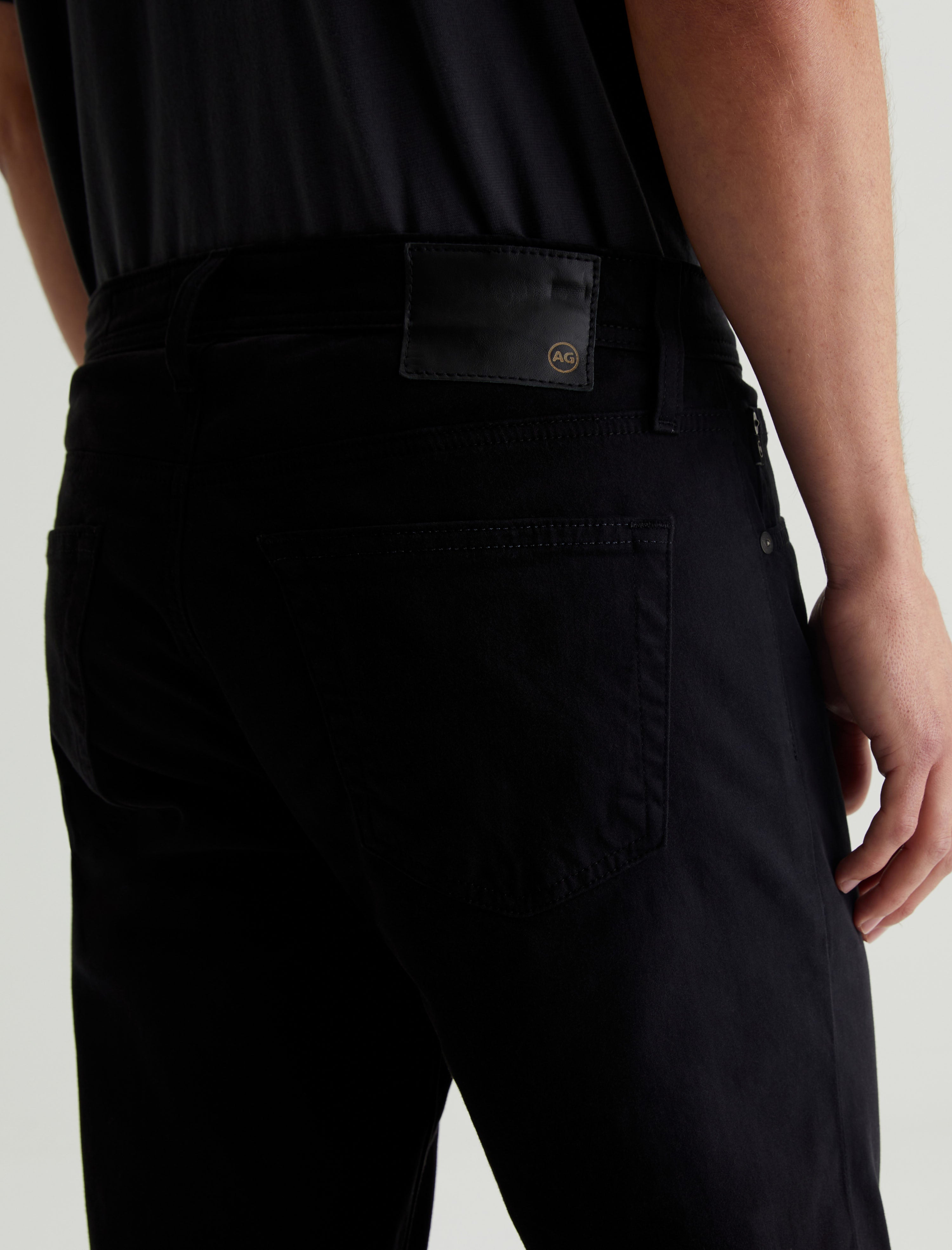 Tellis SUD Super Black Sueded Modern Slim Men Bottom Photo 6