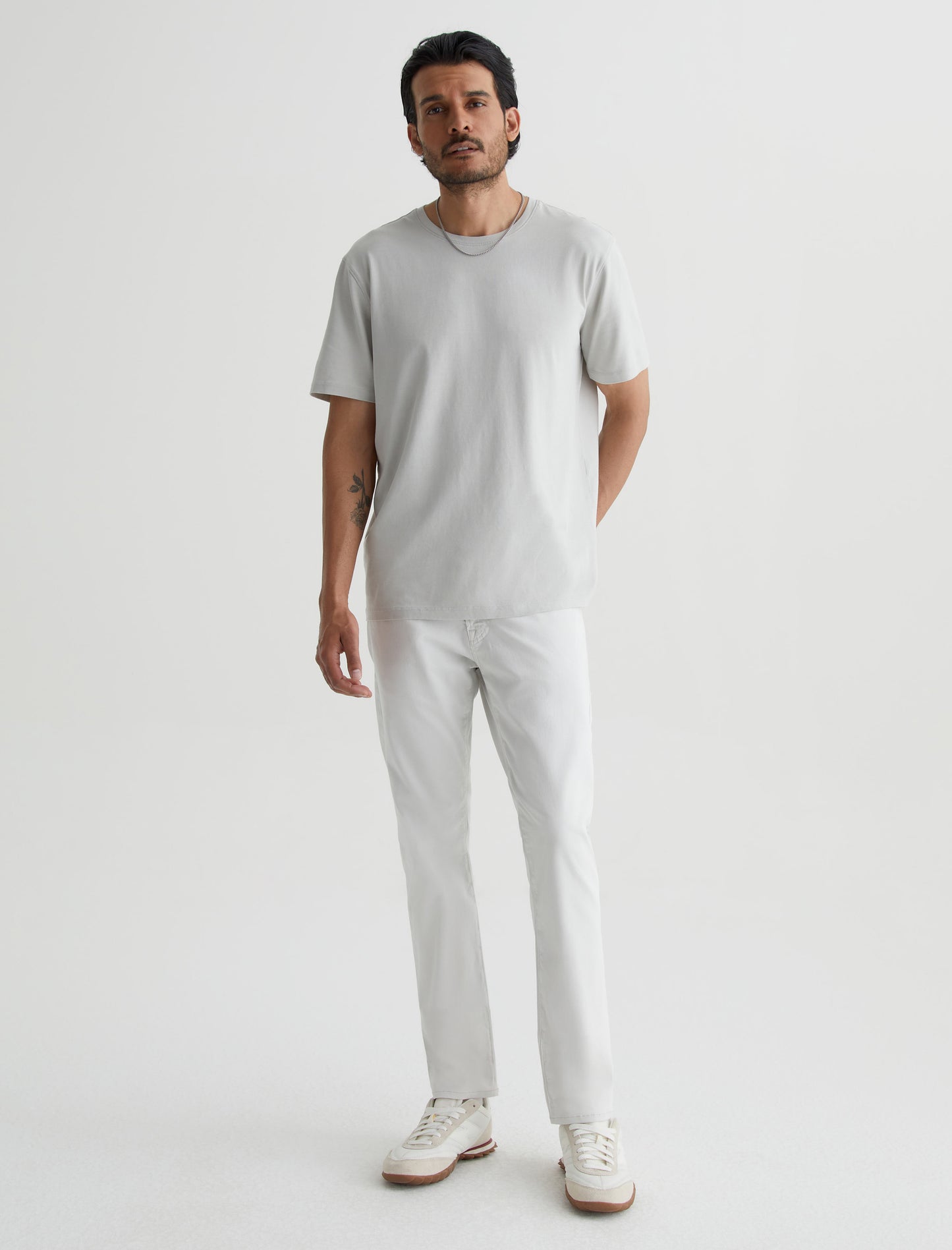 Tellis Sulfur Silver Smoke Modern Slim Mens bottom Photo 1