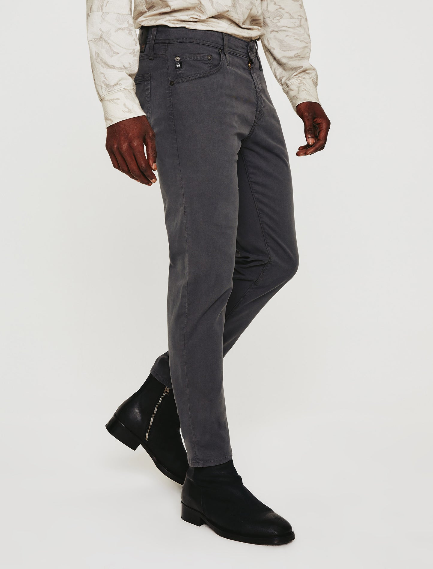 Tellis Smooth Slate Modern Slim Mens bottom Photo 4