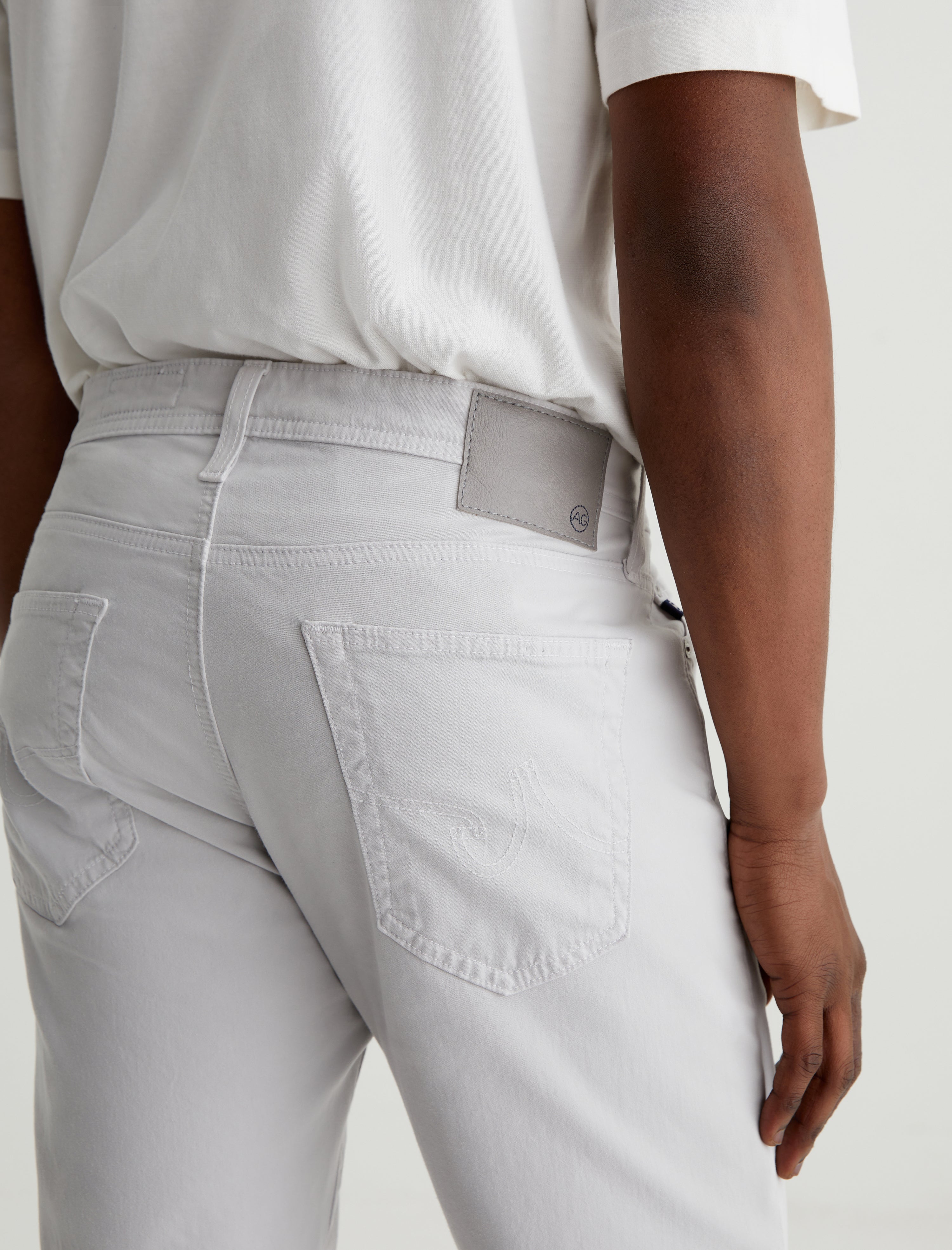 Tellis SUD Silver Fog Sueded Modern Slim Men Bottom Photo 6