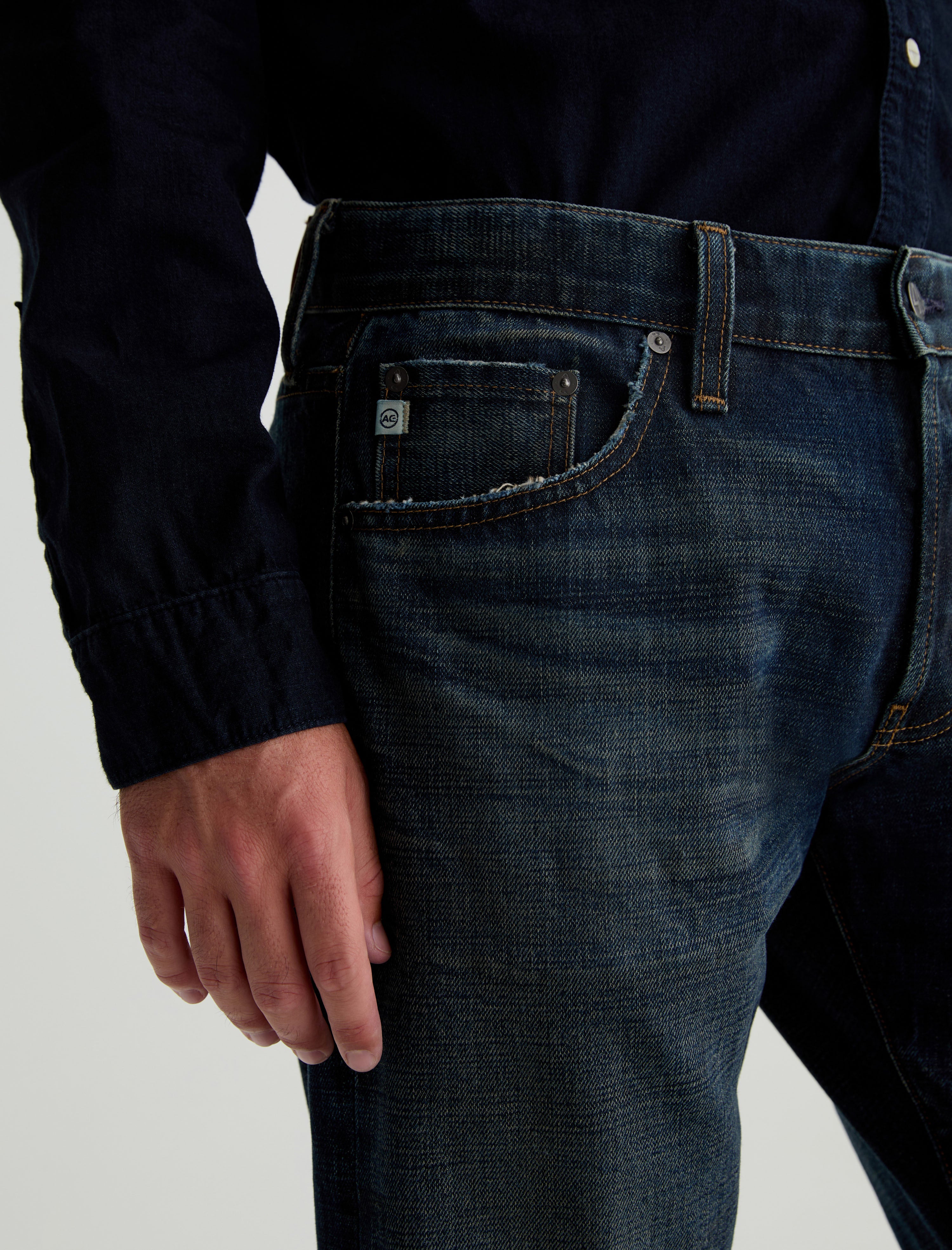 Tellis Selvage 5 Years Getaway AG-ed™ Modern Slim Denim Men Bottom Photo 3