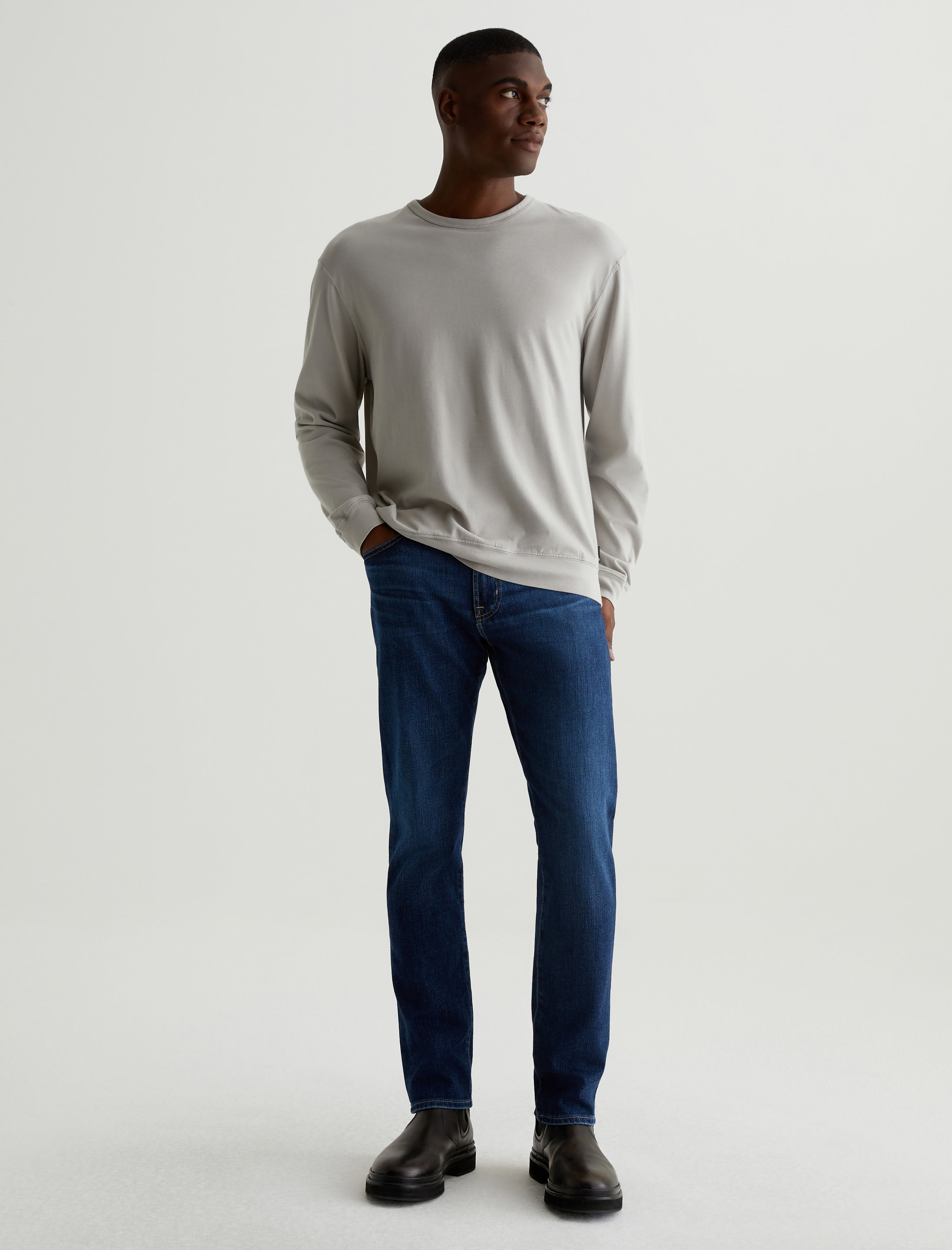Everett 360° Midlands Slim Straight Fit 360 Stretch Denim Men Bottom Photo 1