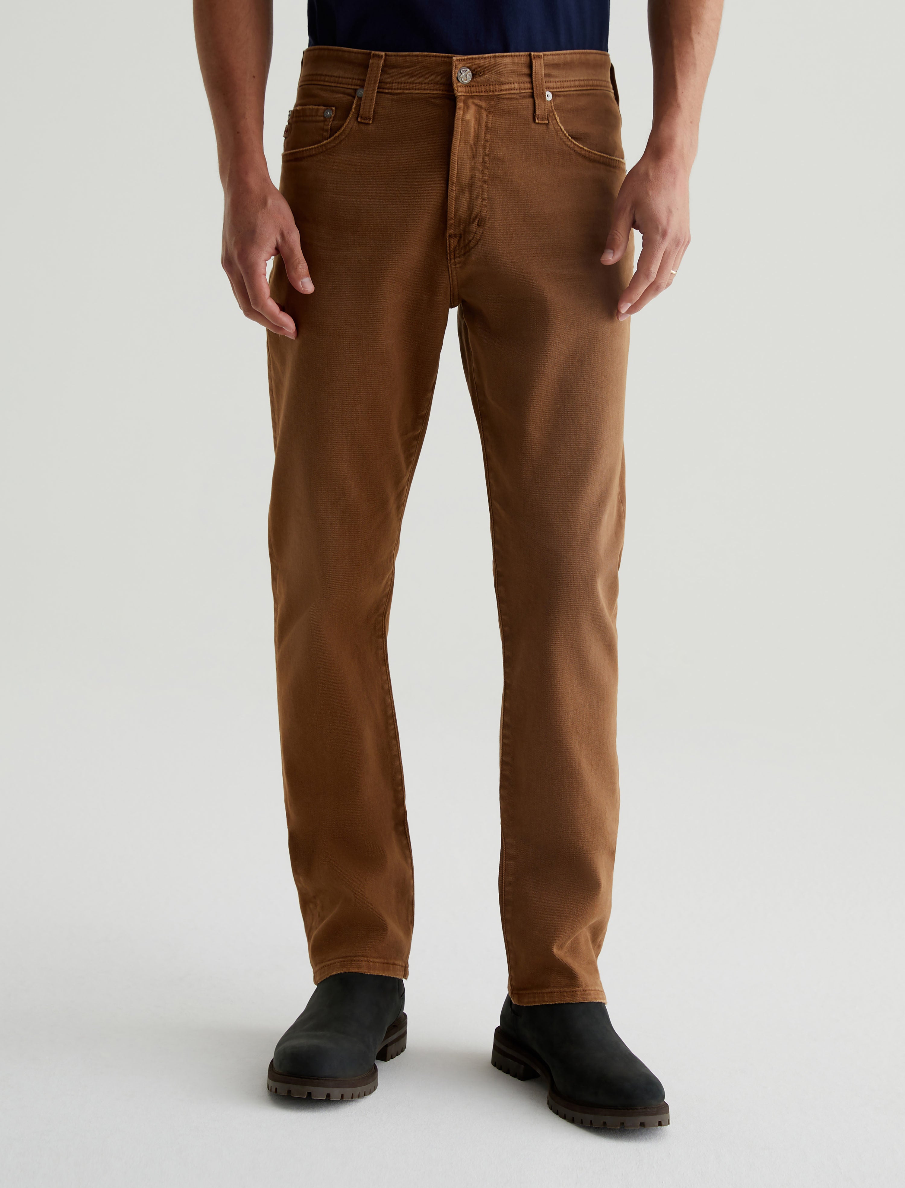 Everett 7 Years Sulfur Roasted Acorn Slim Straight AG Cloud Soft Denim™ Men Bottom Photo 2