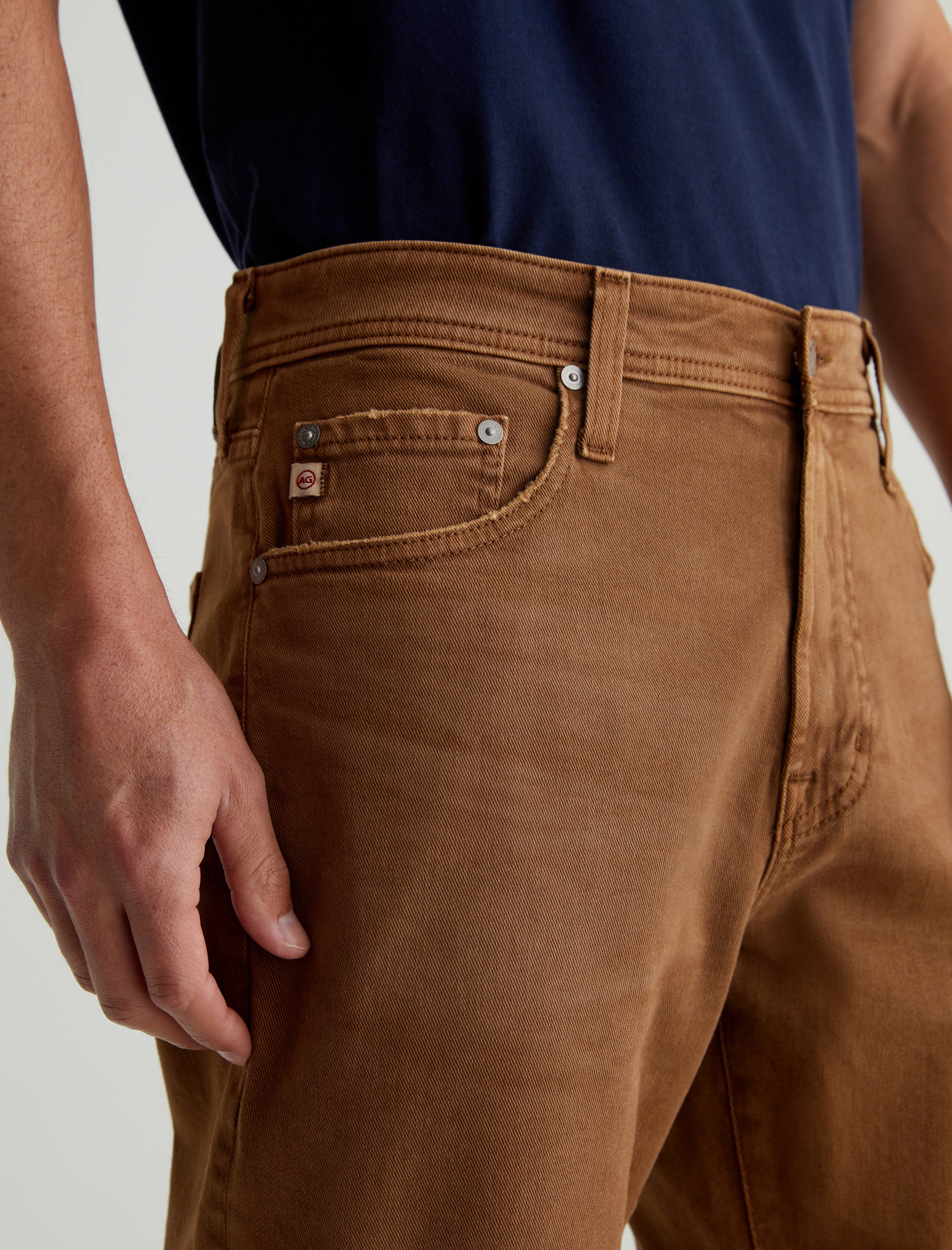 Everett 7 Years Sulfur Roasted Acorn Slim Straight AG Cloud Soft Denim™ Men Bottom Photo 3