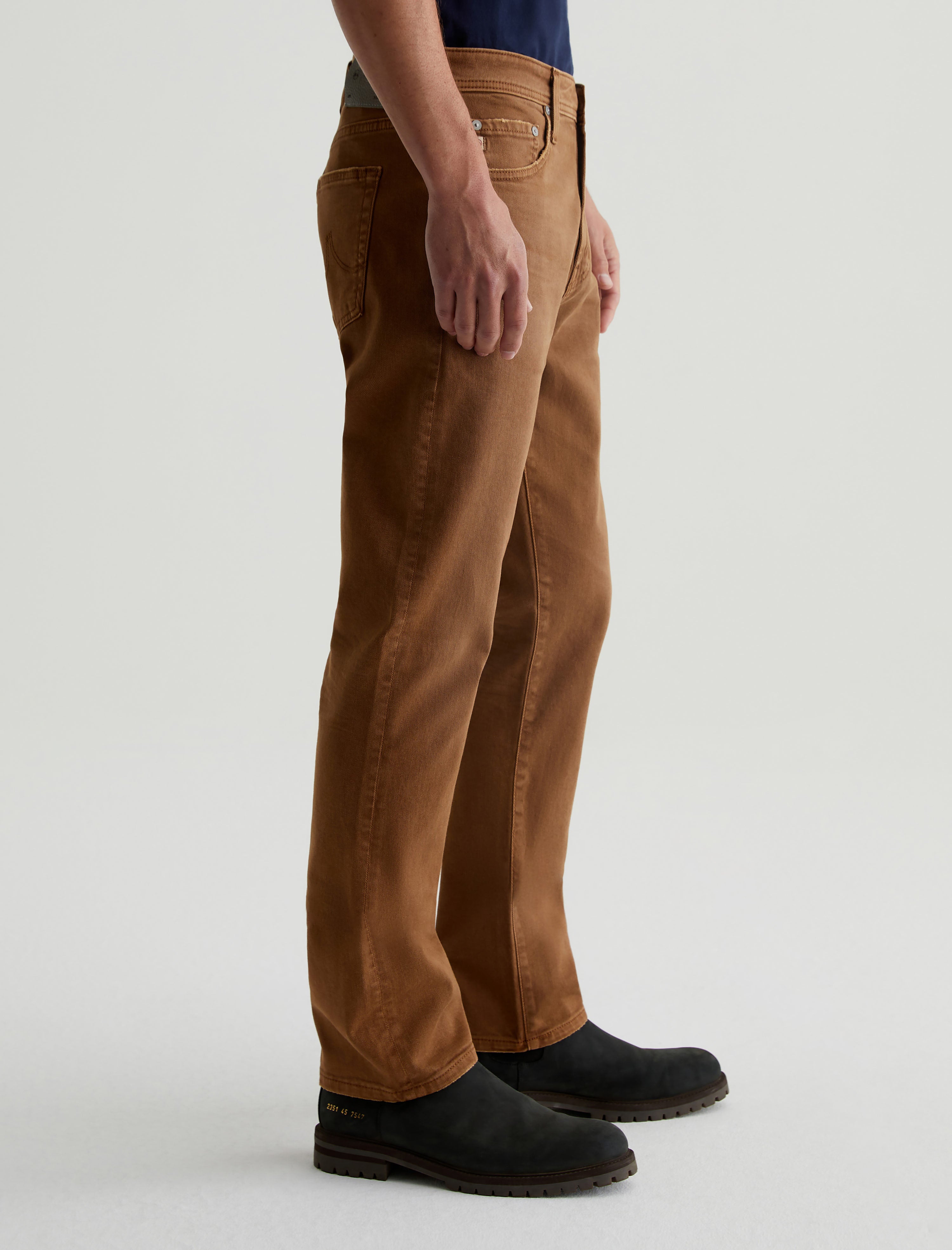 Everett 7 Years Sulfur Roasted Acorn Slim Straight AG Cloud Soft Denim™ Men Bottom Photo 4