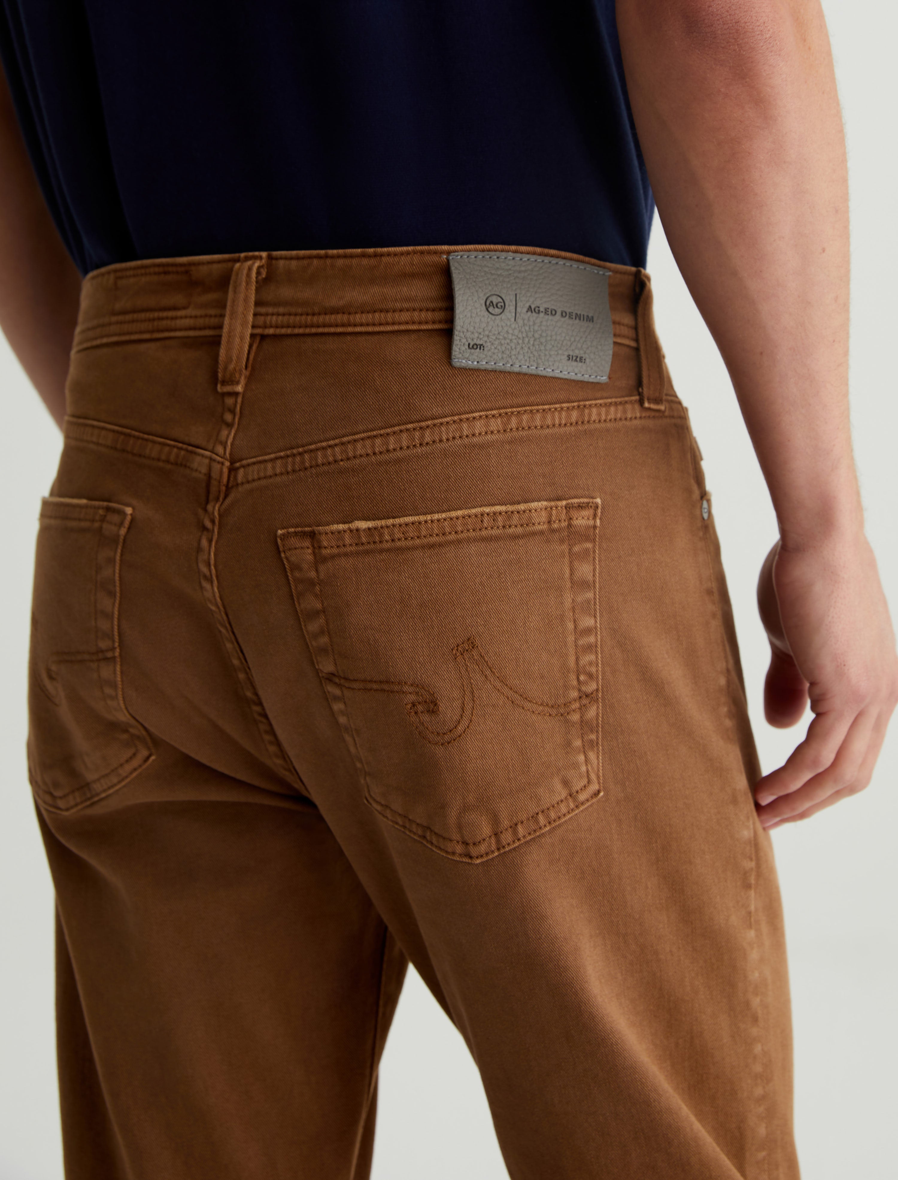 Everett 7 Years Sulfur Roasted Acorn Slim Straight AG Cloud Soft Denim™ Men Bottom Photo 6