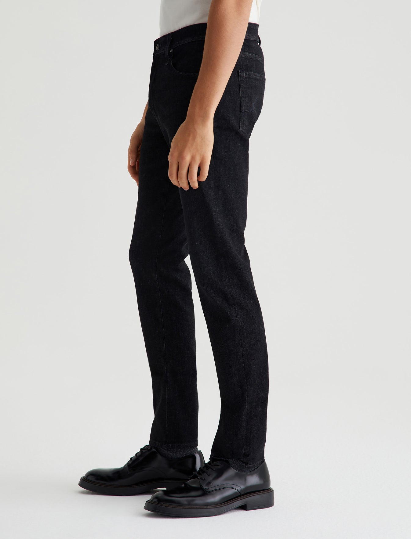 Everett Black Marble Slim Straight Men Bottom Photo 6