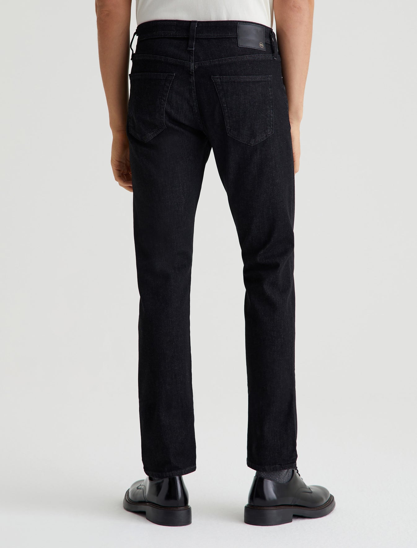 Everett Black Marble Slim Straight Men Bottom Photo 8