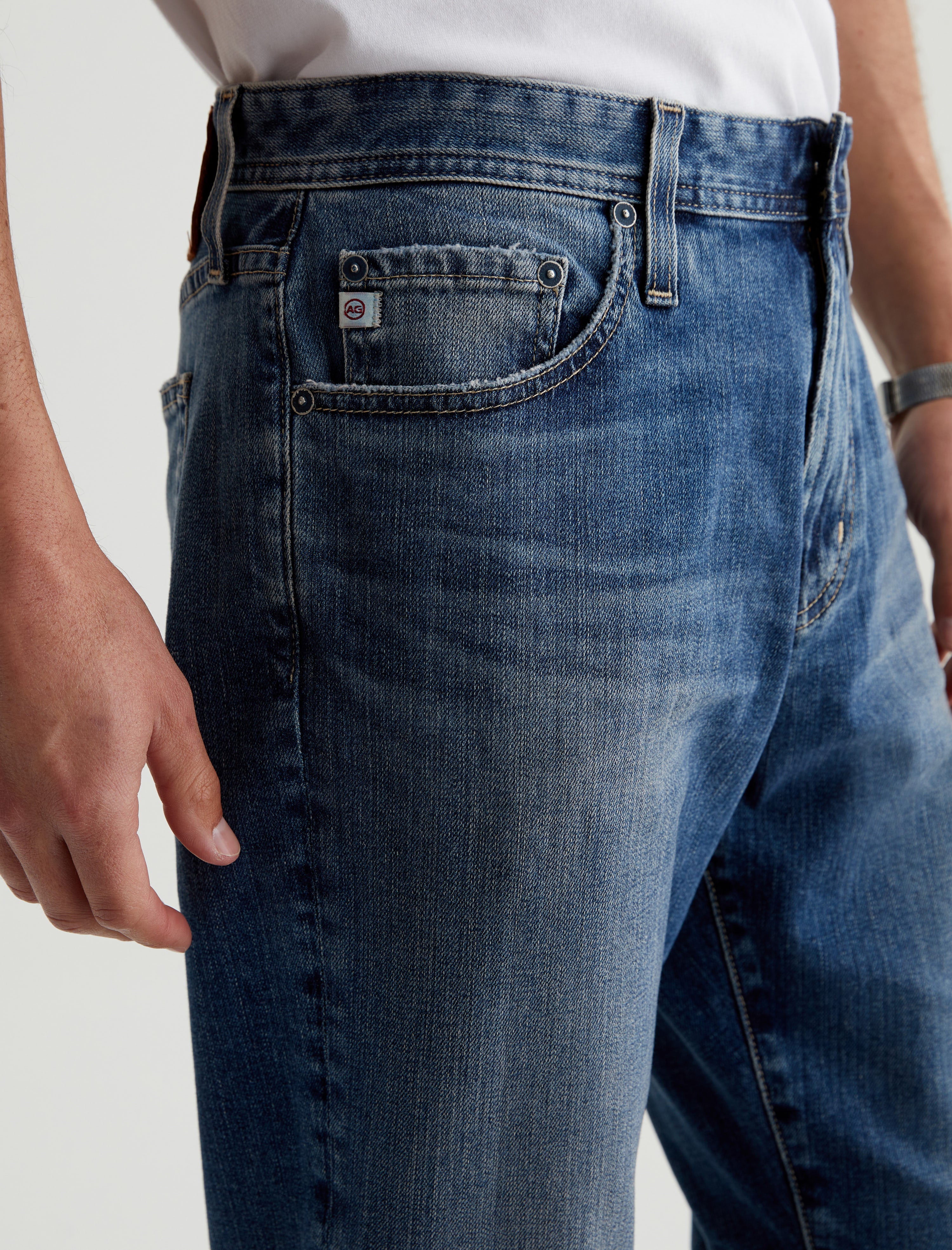 Everett 14 Years Bond AG-ed™ Slim Straight Leg Denim Men Bottom Photo 3