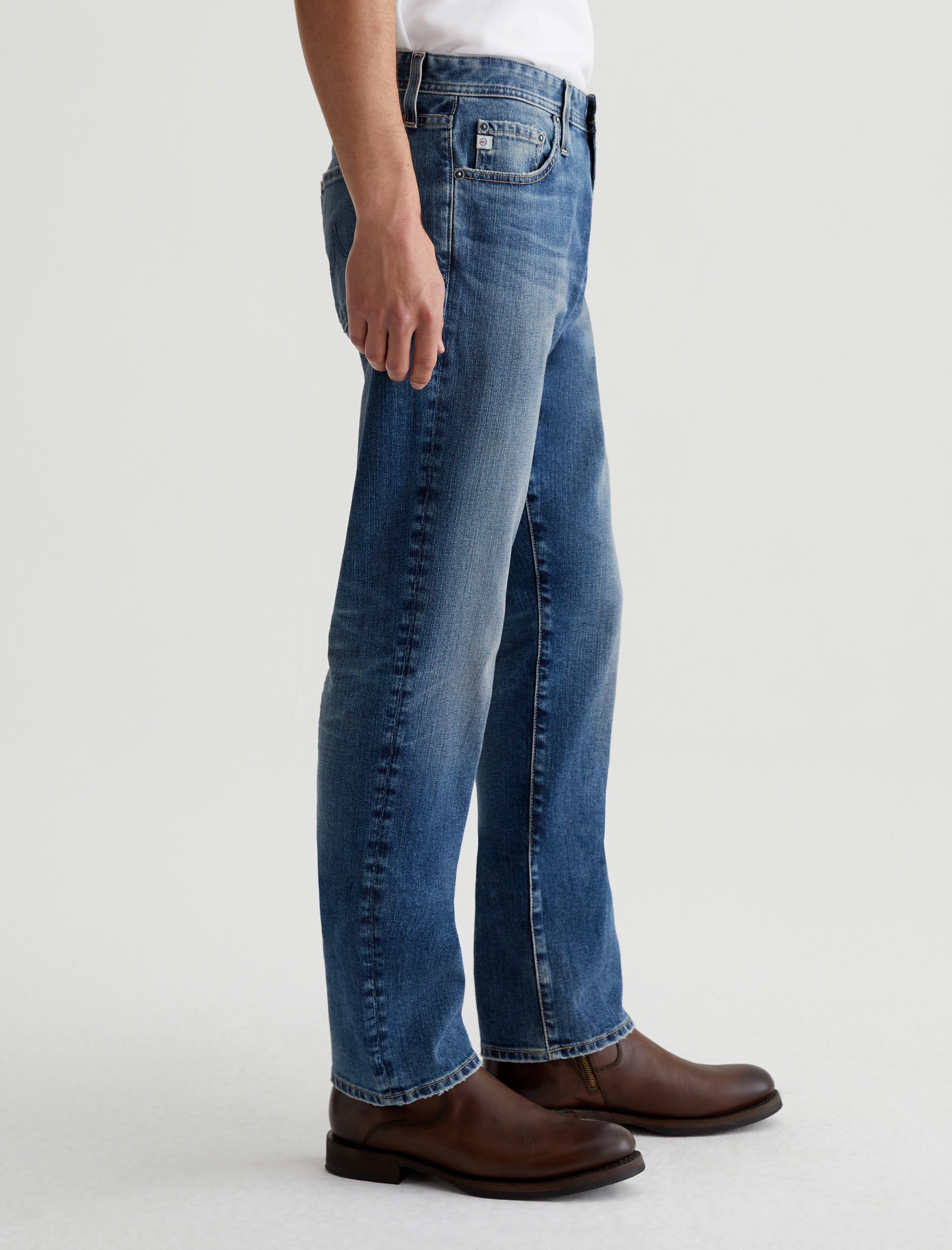 Everett 14 Years Bond AG-ed™ Slim Straight Leg Denim Men Bottom Photo 4