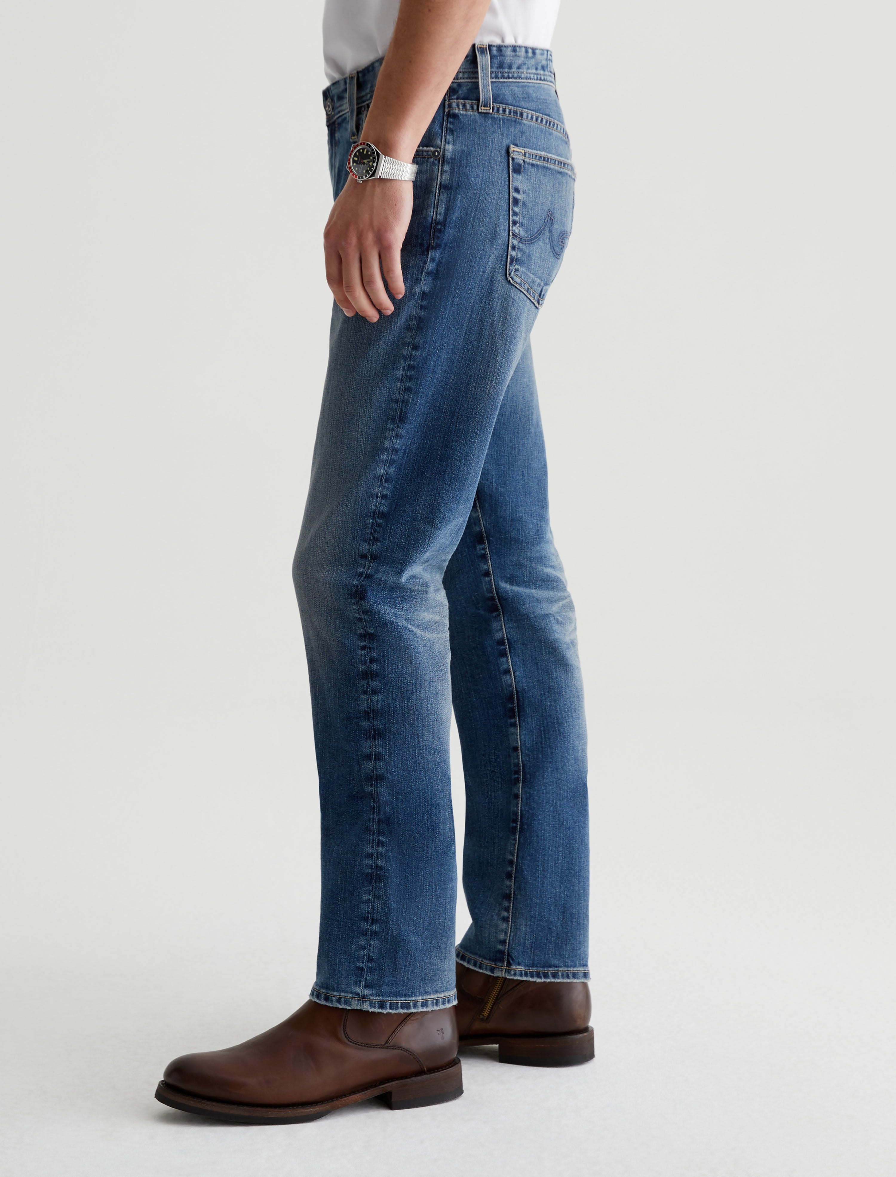 Everett 14 Years Bond AG-ed™ Slim Straight Leg Denim Men Bottom Photo 5