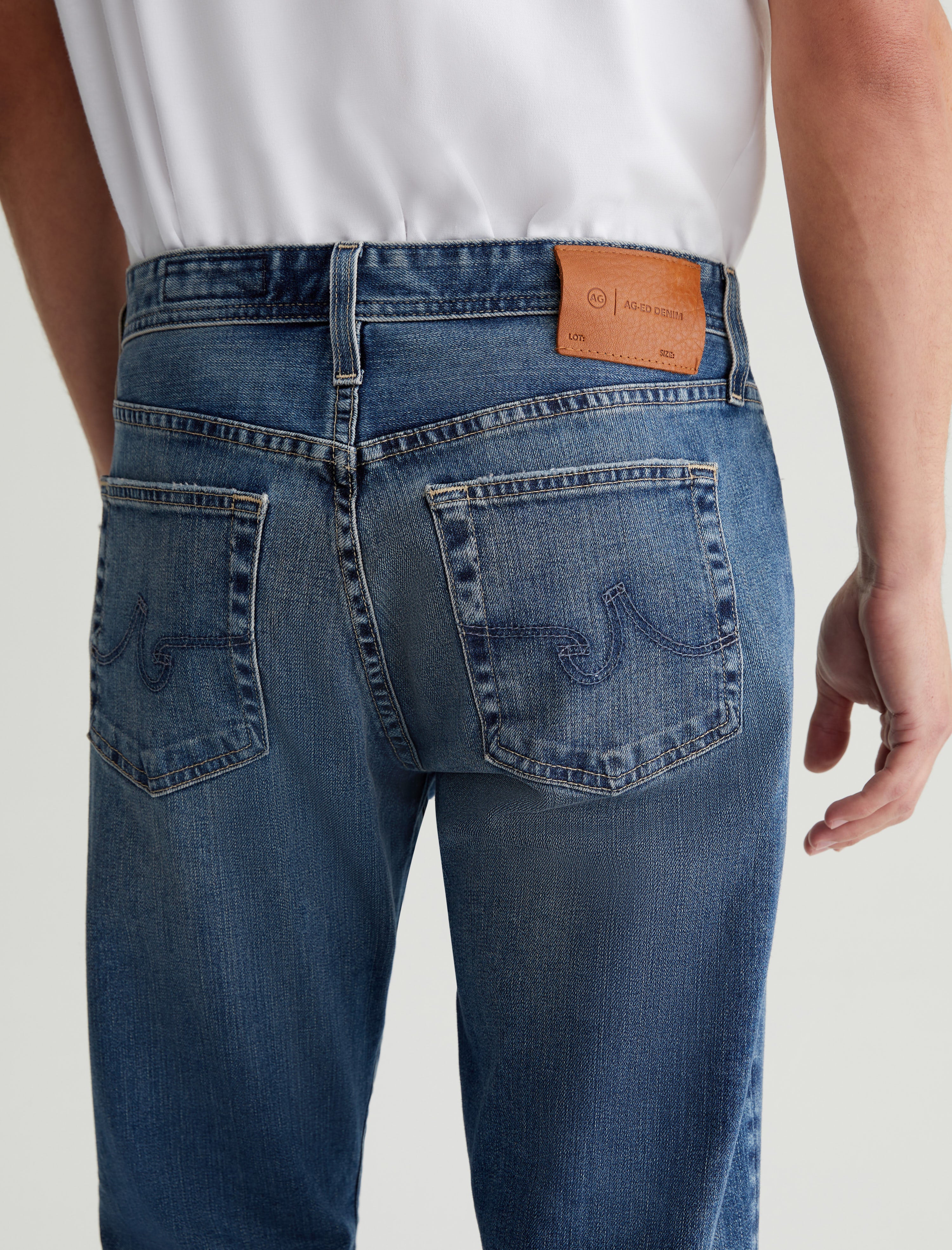 Everett 14 Years Bond AG-ed™ Slim Straight Leg Denim Men Bottom Photo 6