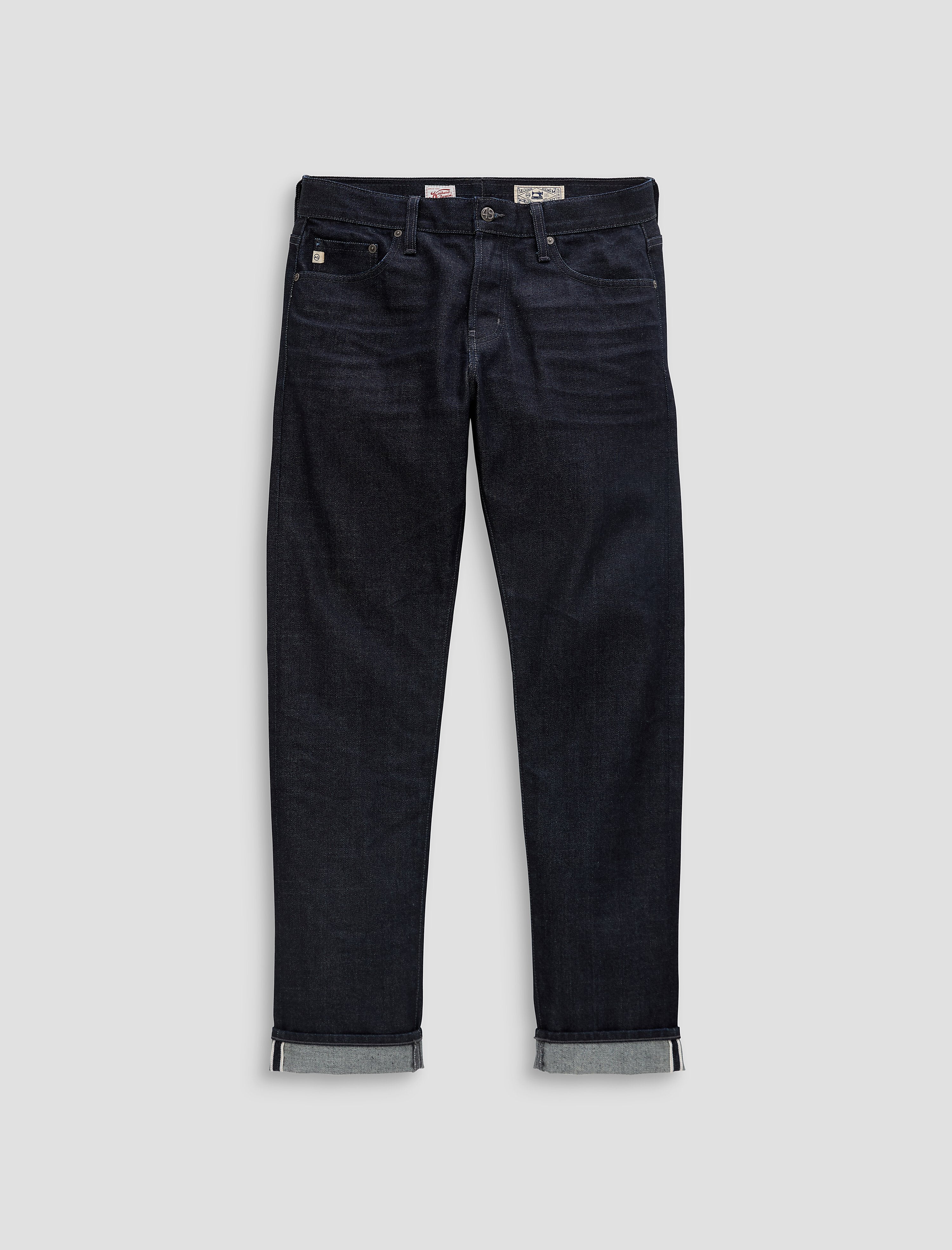 used slim straight selvadge denimロンハーマン Men Everett Selvage 1 Year Fremont at AG Jeans Official Store